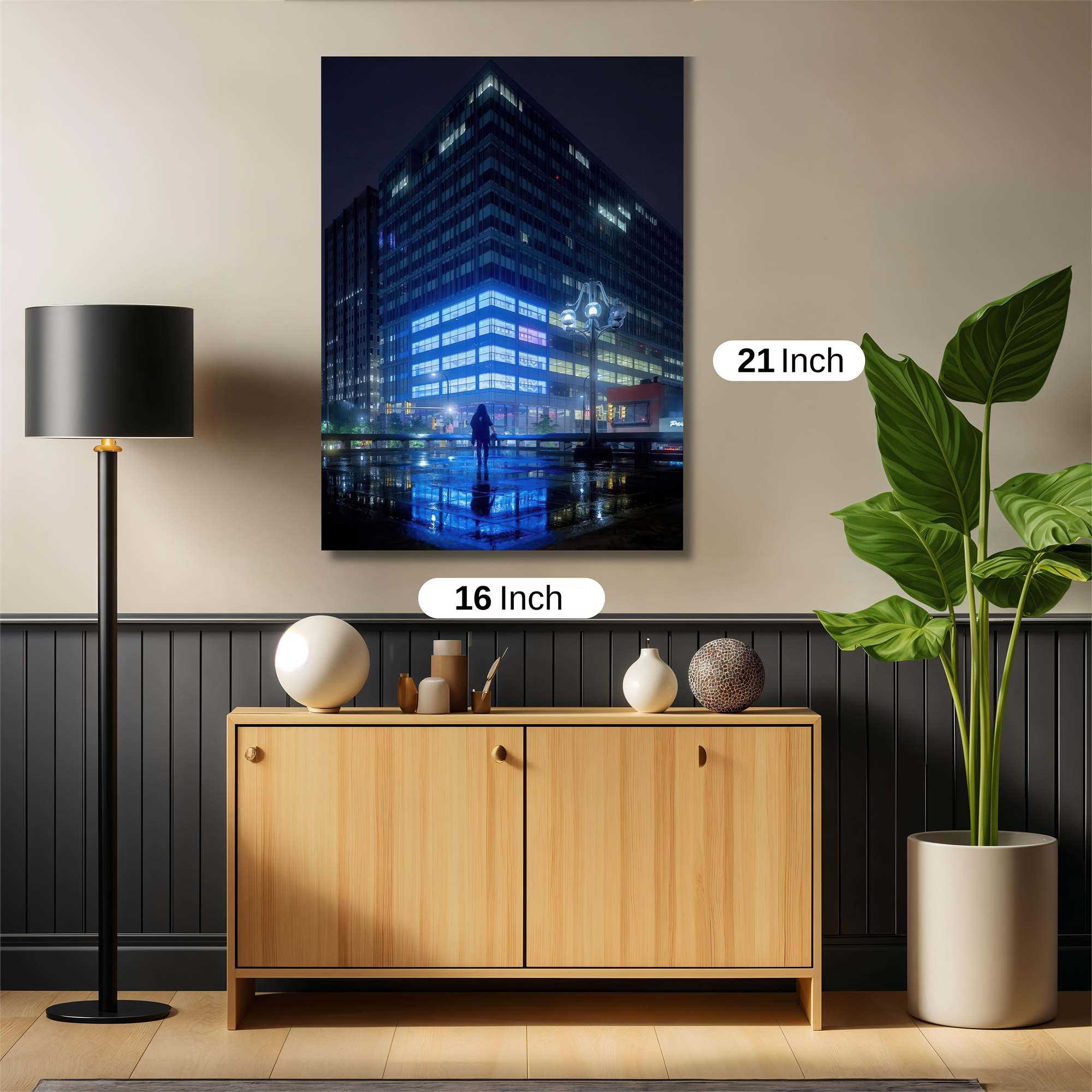 Neon Solitude Safe Wall Magnetic / M