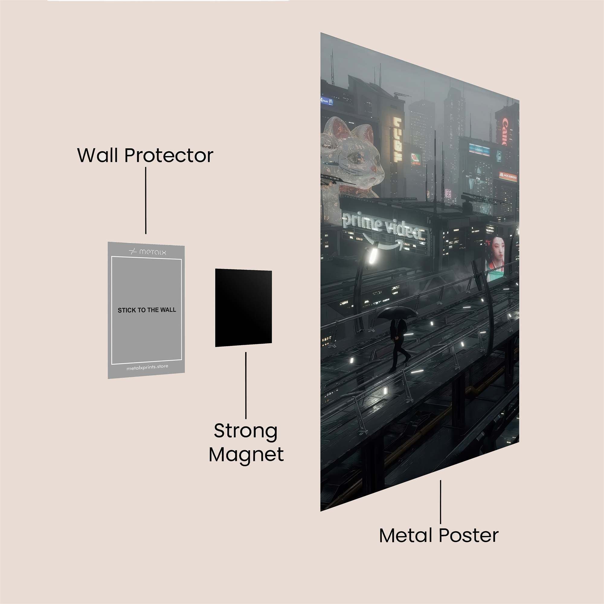 Future Nebulous Safe Wall Magnetic / M