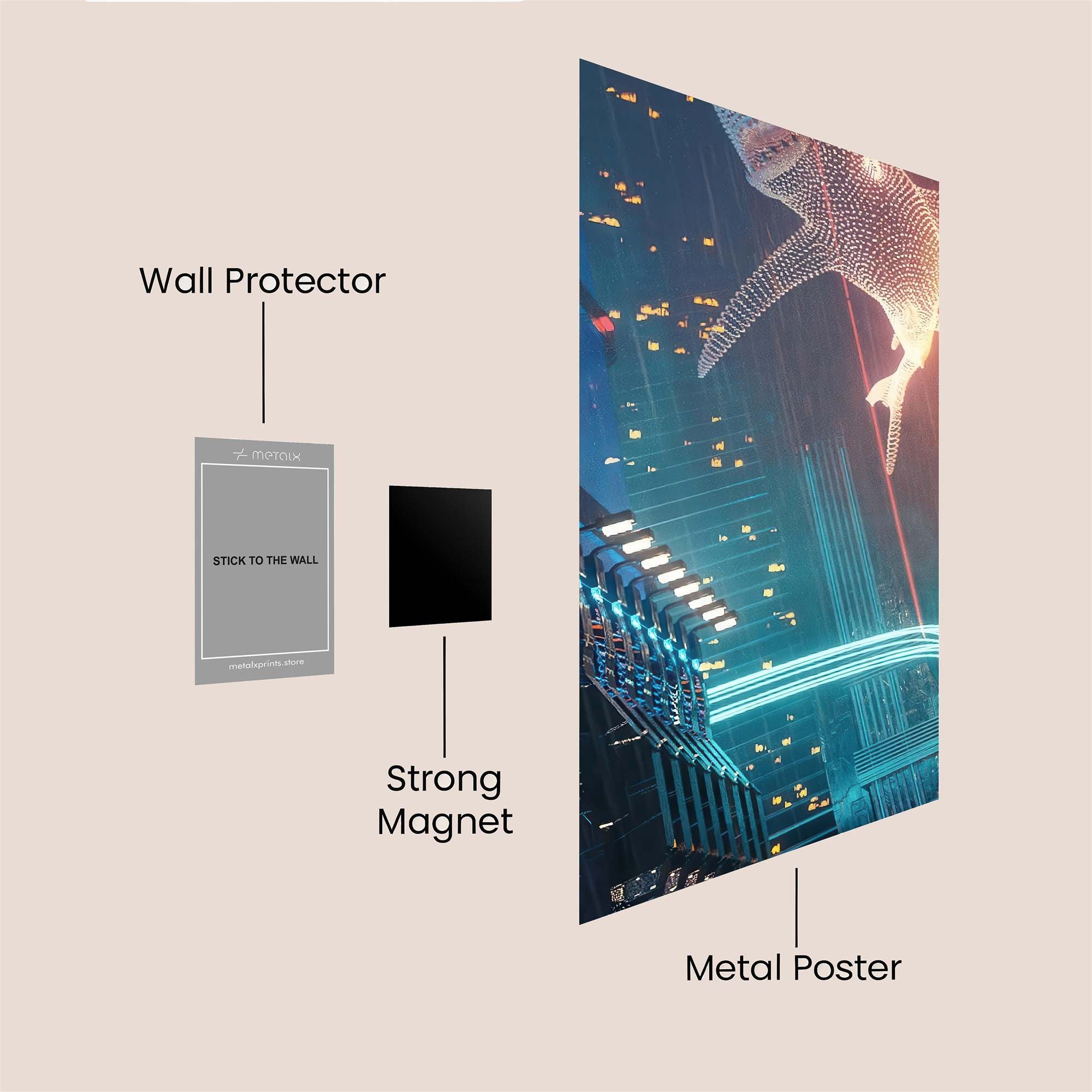 Digital Serenity Safe Wall Magnetic / M