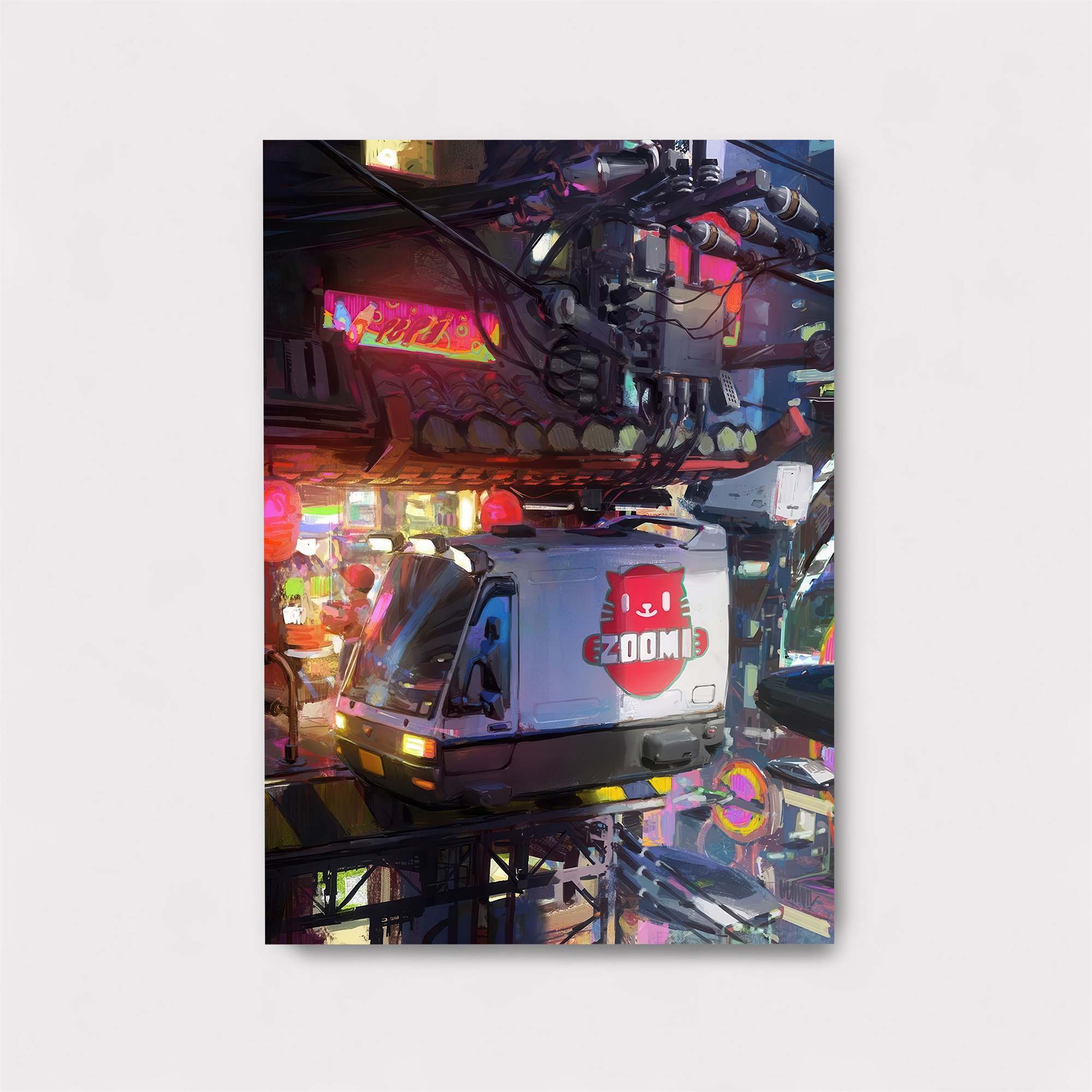 Futuristic Zoomie Safe Wall Magnetic / M