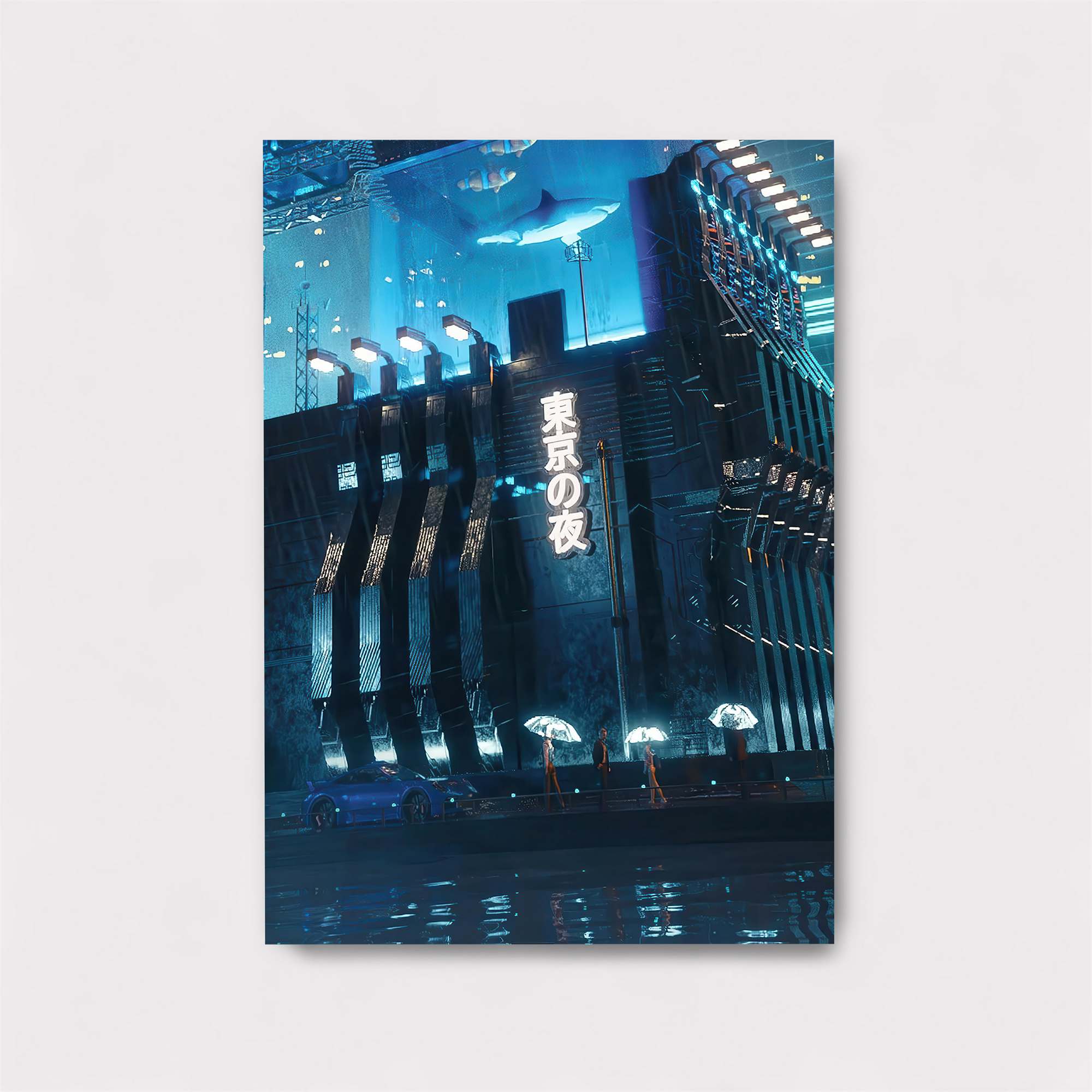 Neon Serenity Safe Wall Magnetic / M