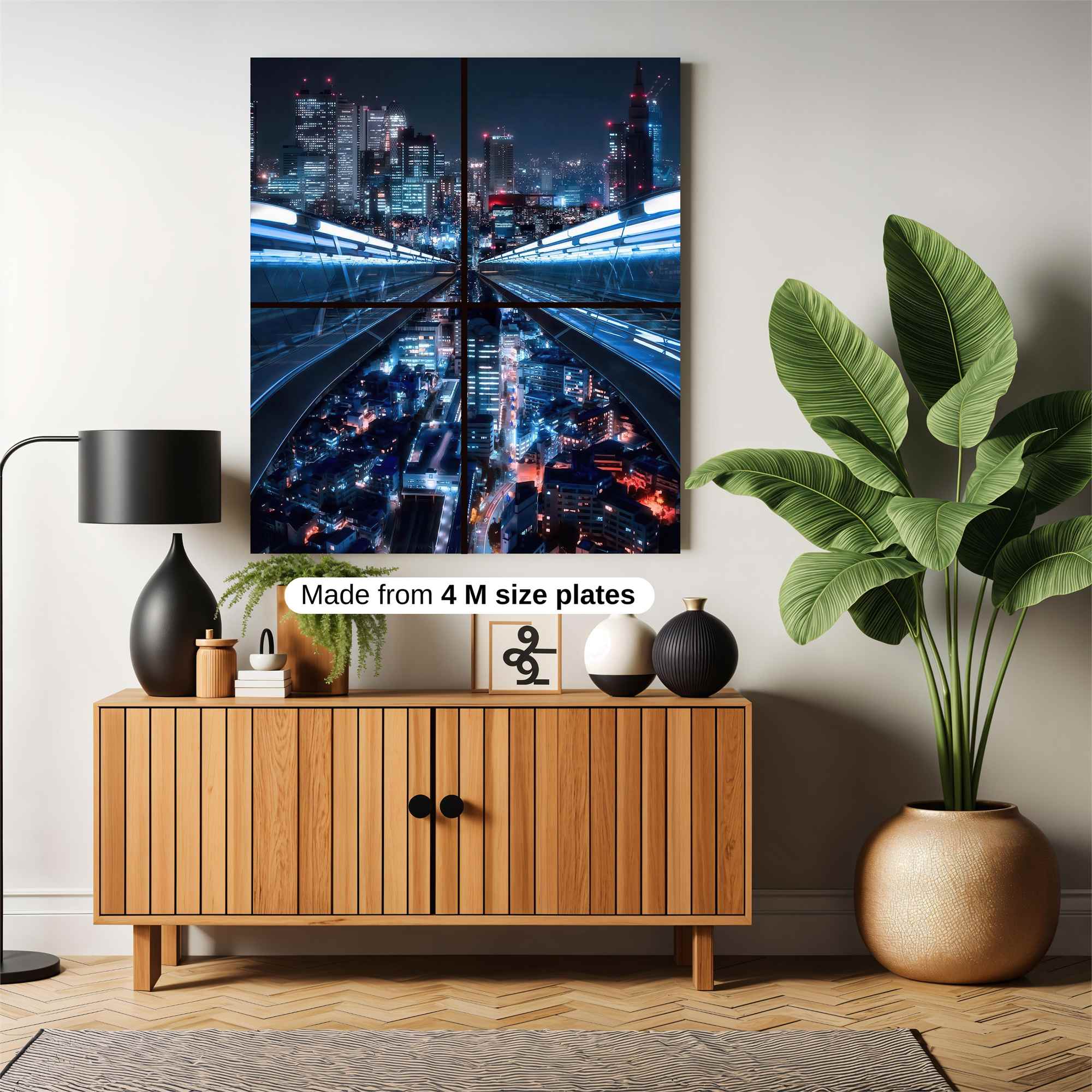 Futuristic Glide Safe Wall Magnetic / M