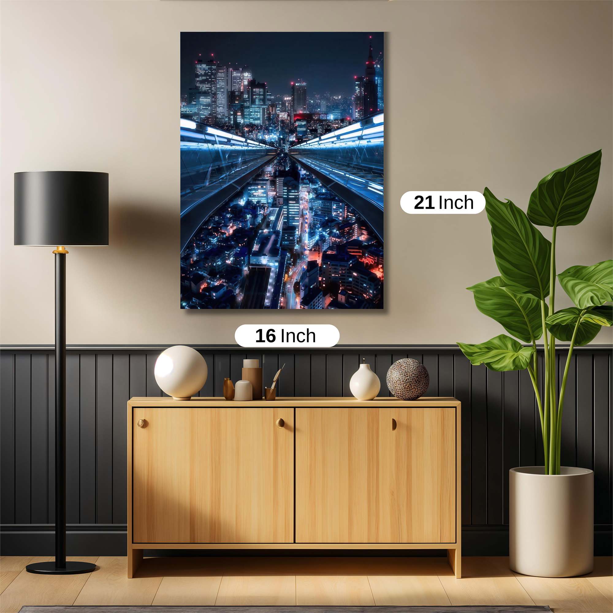 Futuristic Glide Safe Wall Magnetic / M