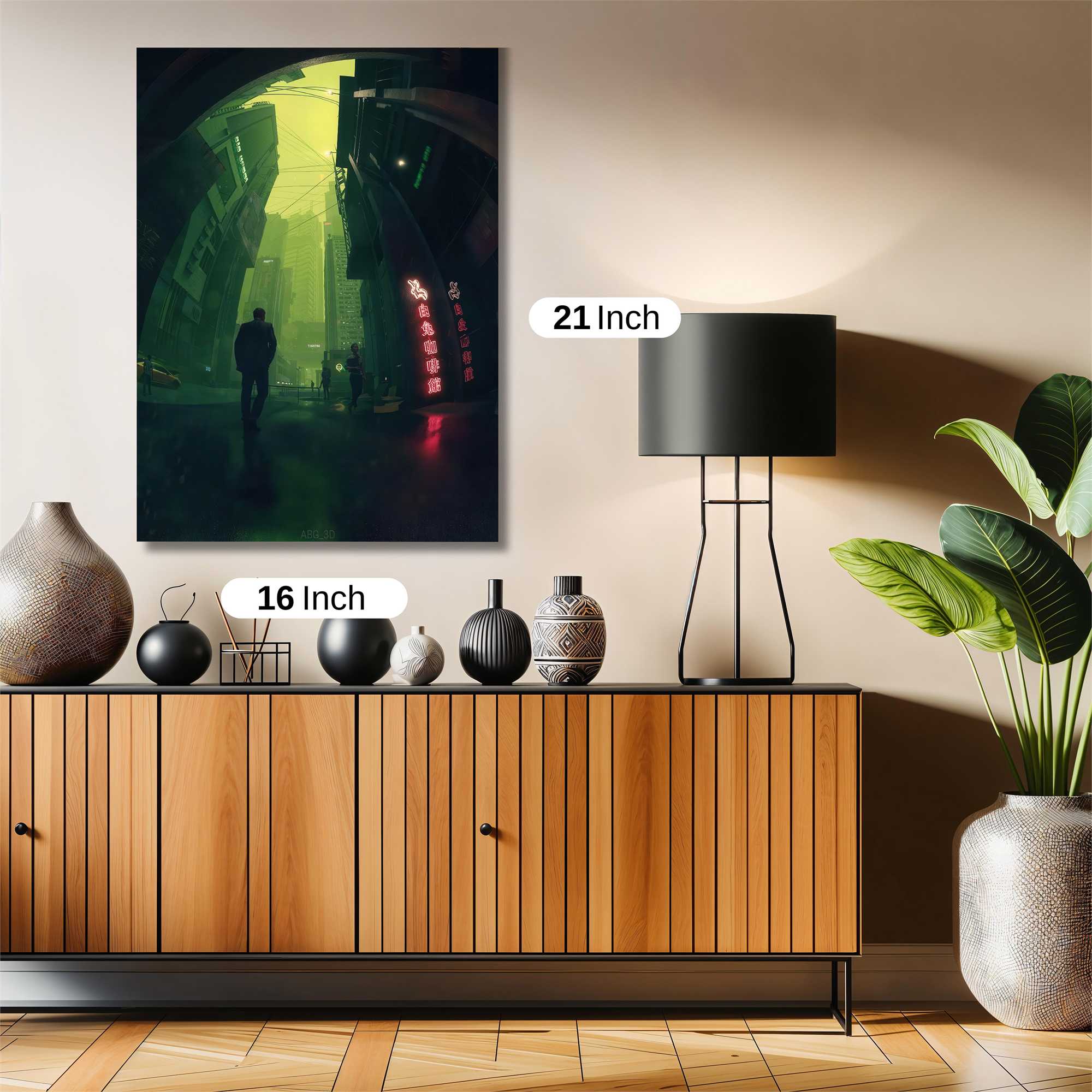 Neon Dystopia Safe Wall Magnetic / M