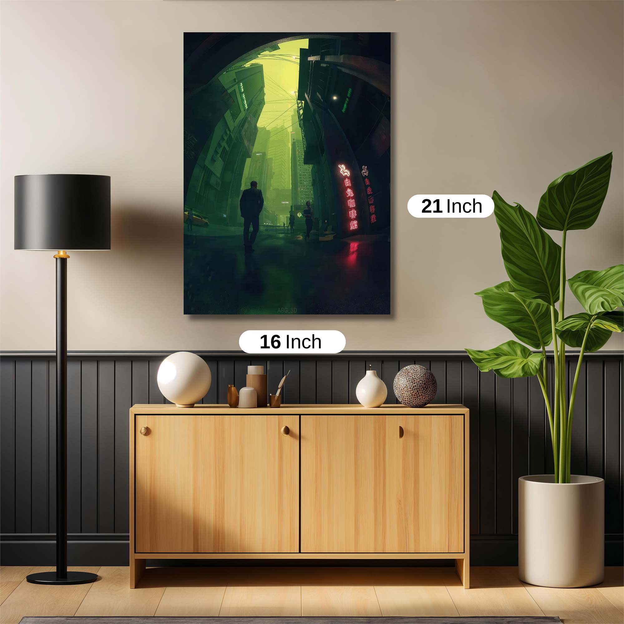 Neon Dystopia Safe Wall Magnetic / M