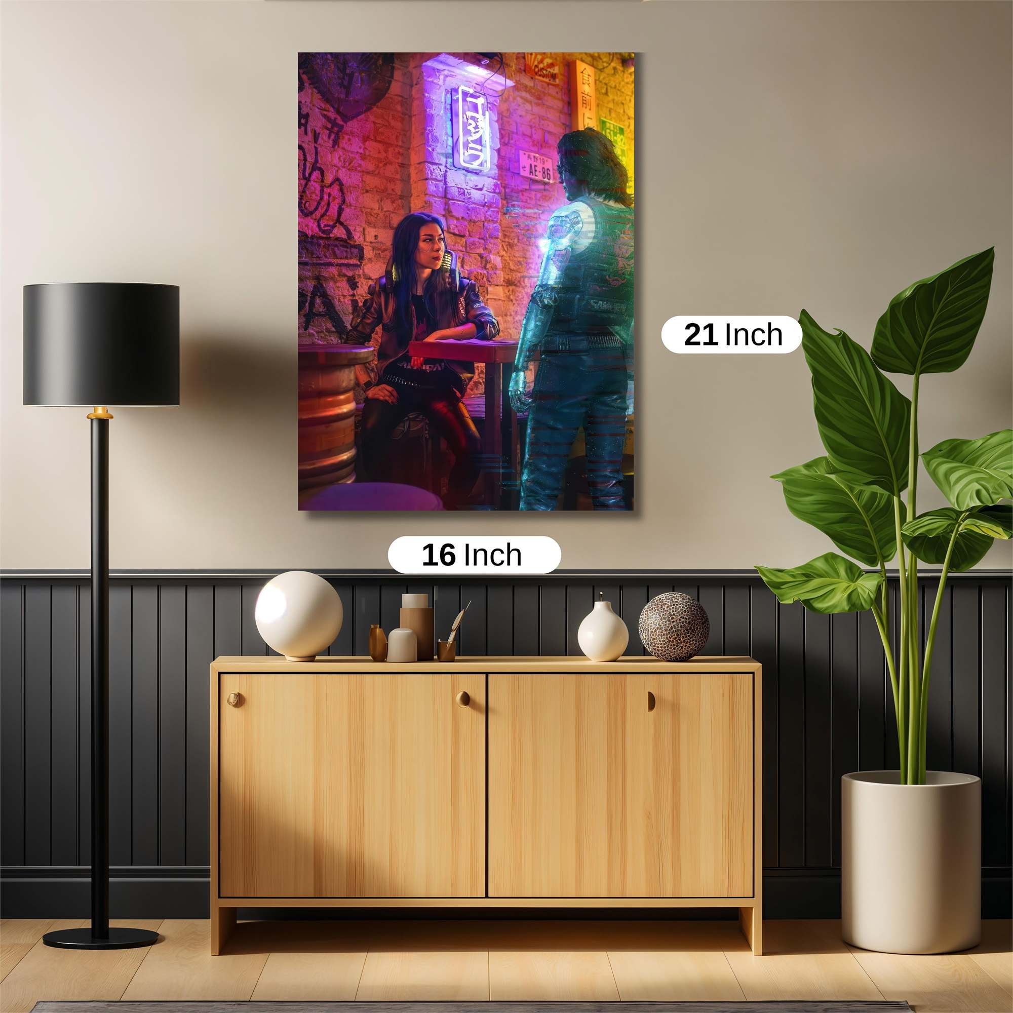 Cyberpunk Encounter Safe Wall Magnetic / M