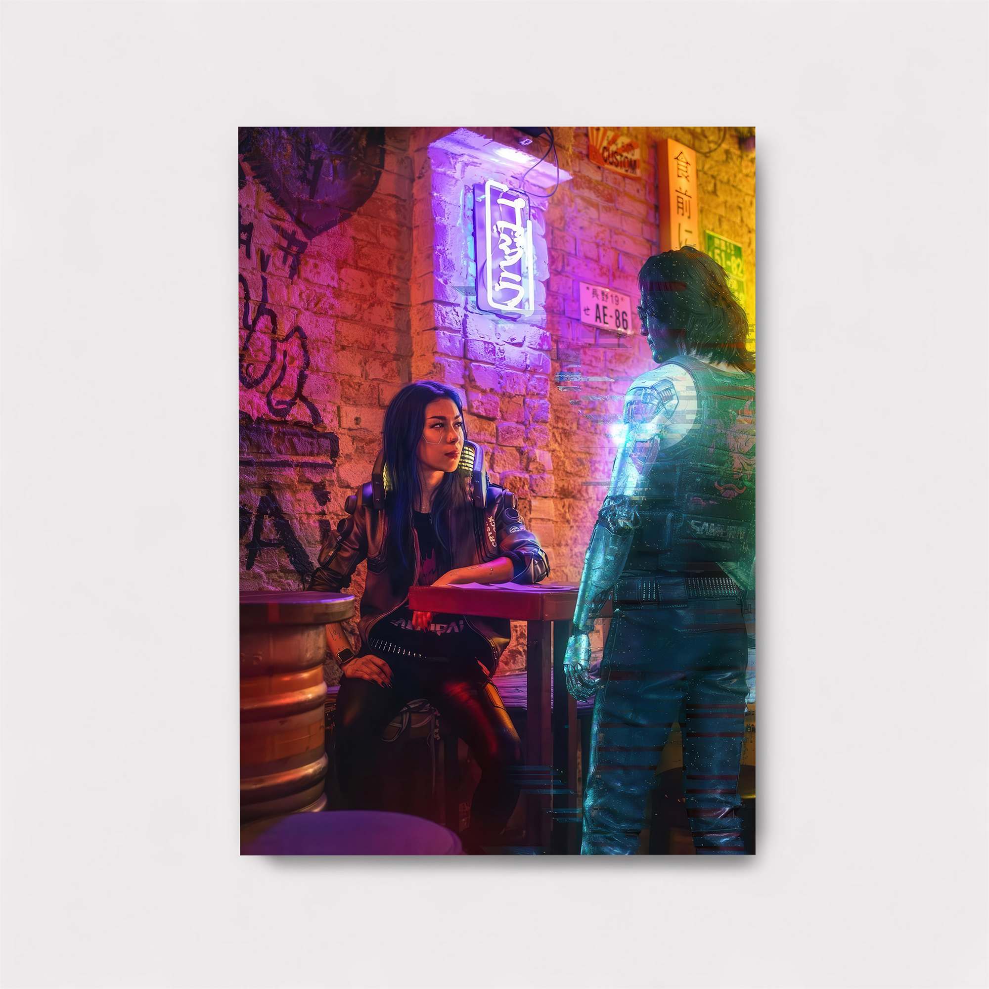 Cyberpunk Encounter Safe Wall Magnetic / M