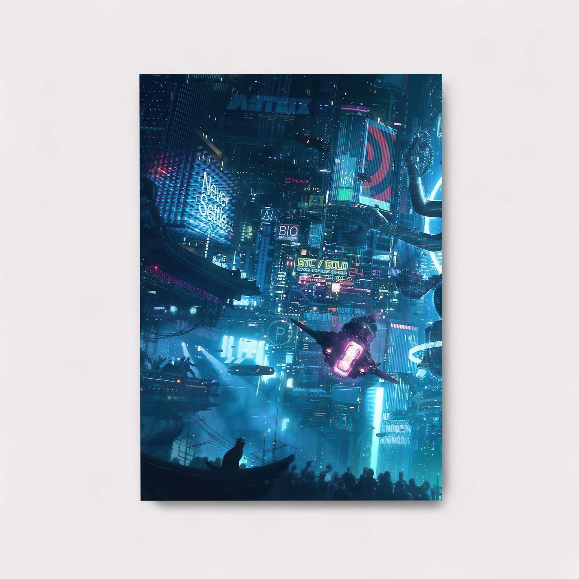 Cyber Serenity Safe Wall Magnetic / M