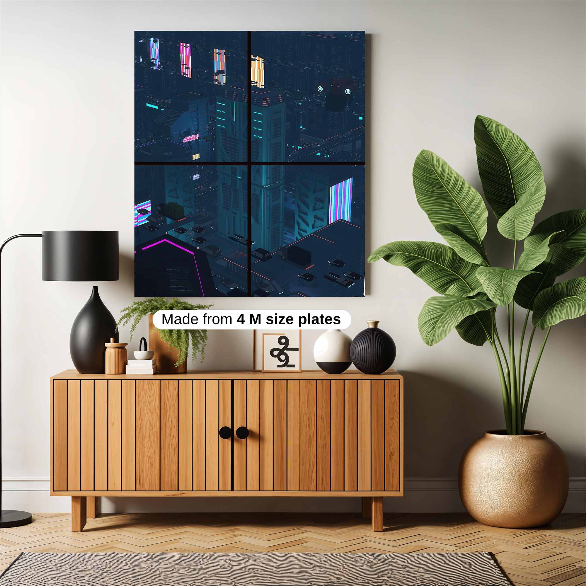 Cyber Serenity Safe Wall Magnetic / M