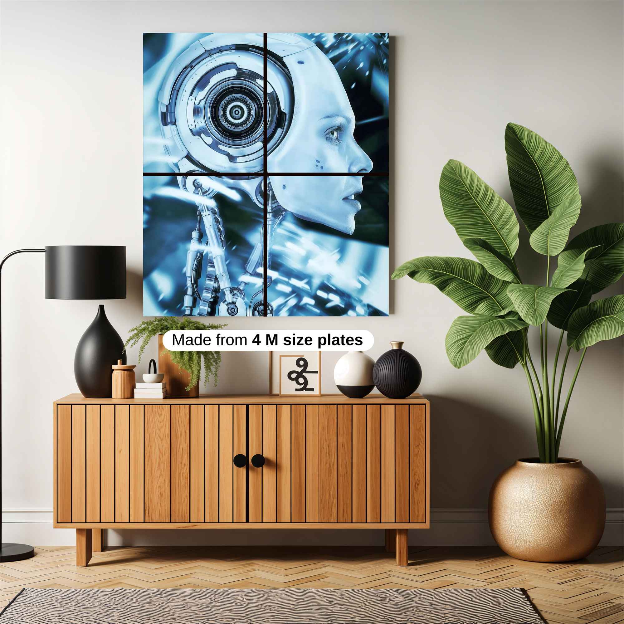 Cybernetic Tranquility Safe Wall Magnetic / M