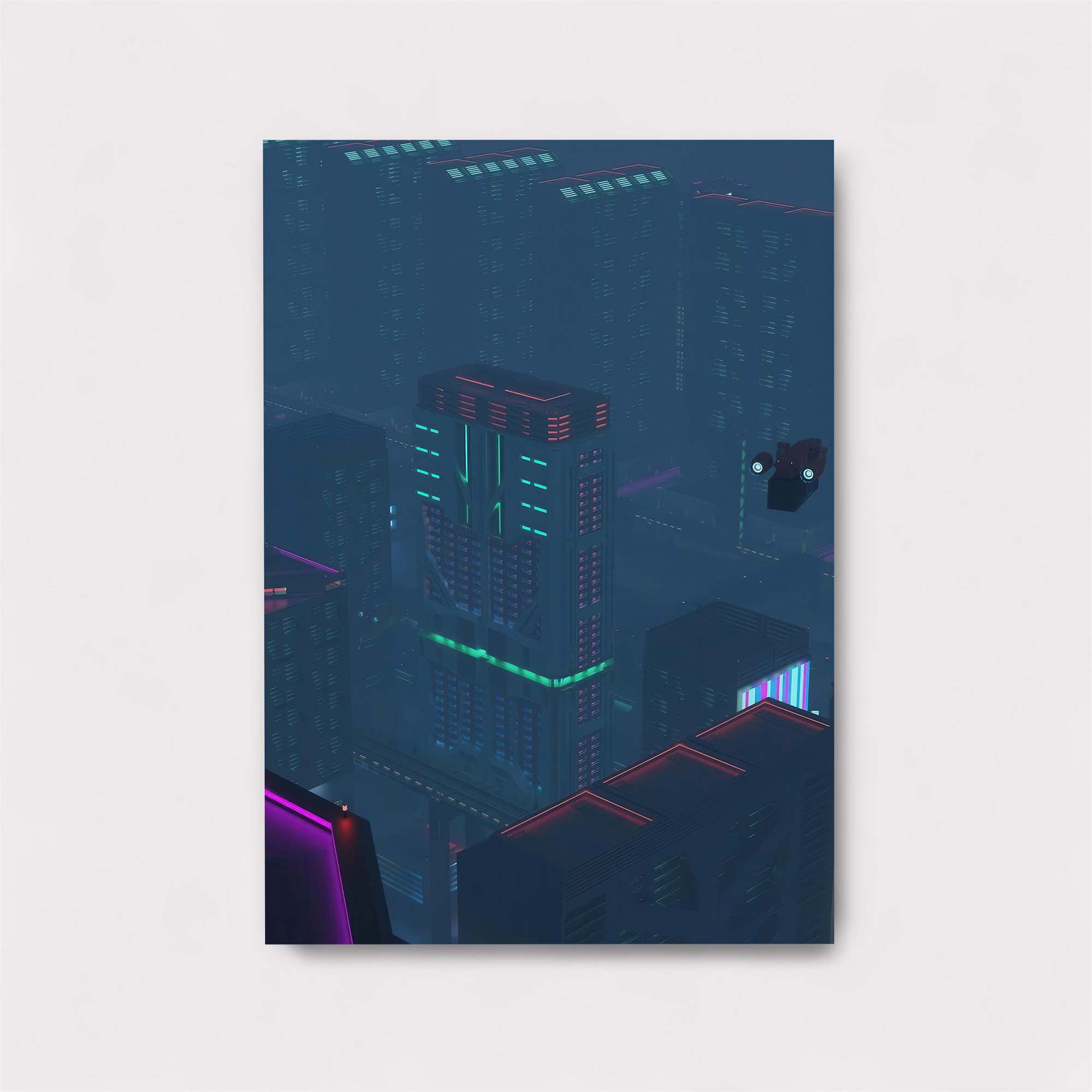 Neon Serenity Safe Wall Magnetic / M