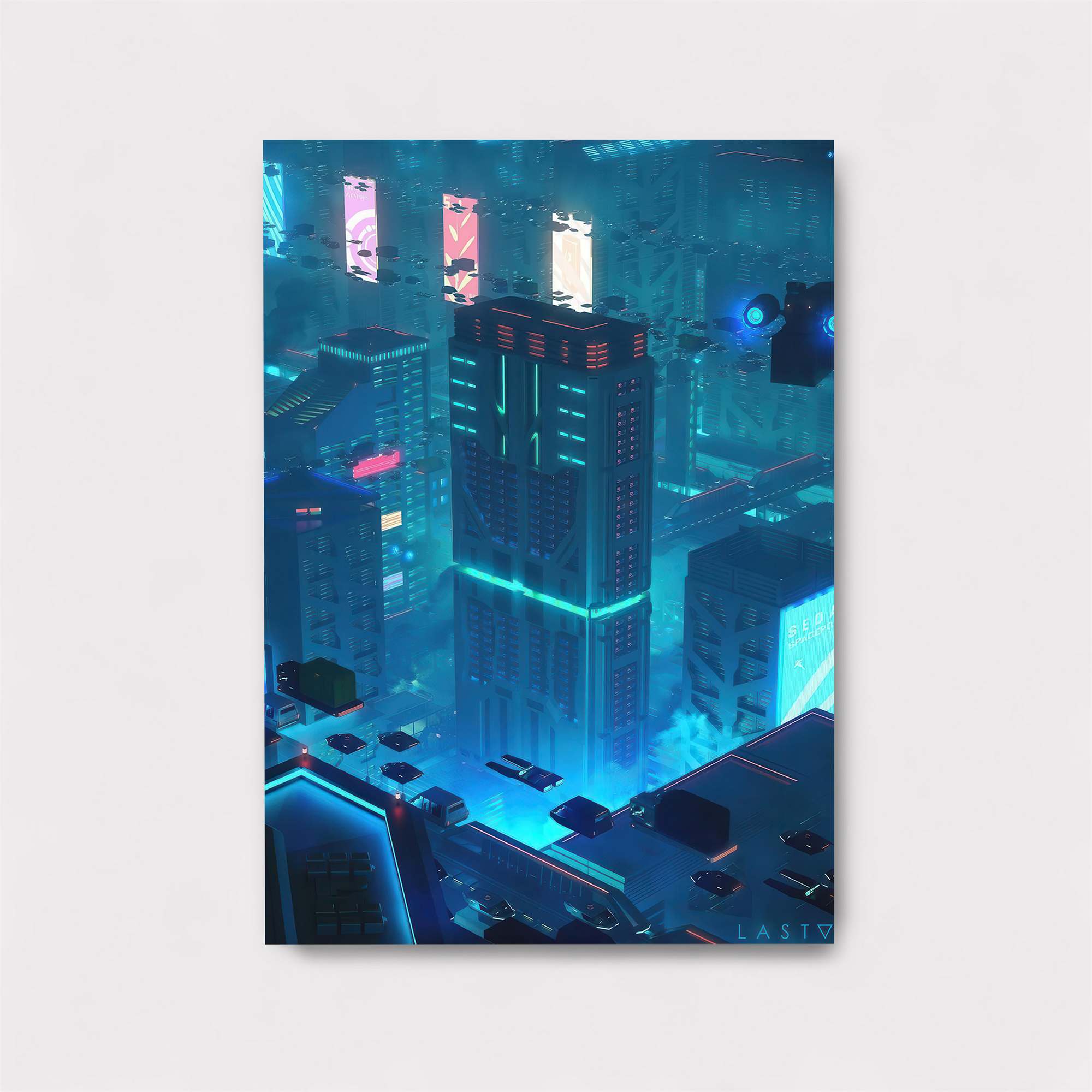 Neon Reverie Safe Wall Magnetic / M