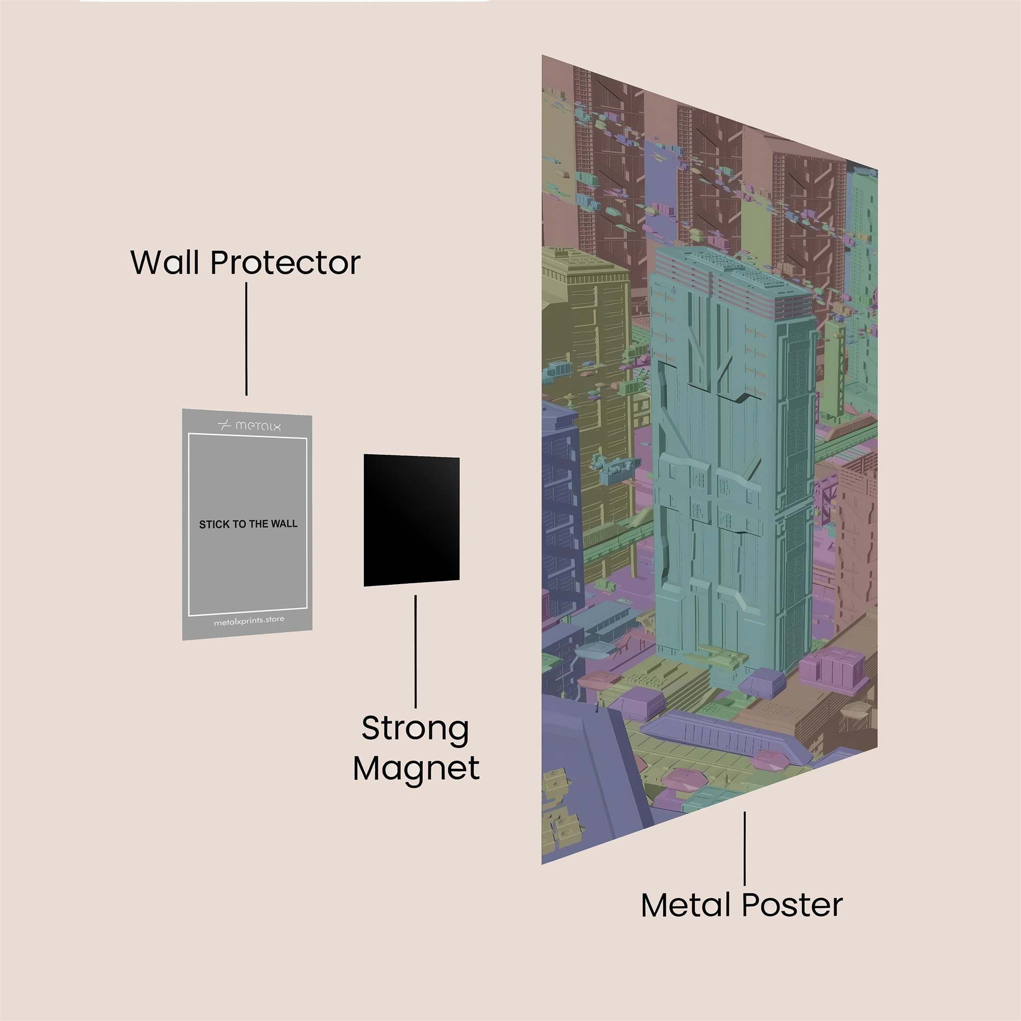 Ariel Enigmatic Safe Wall Magnetic / M