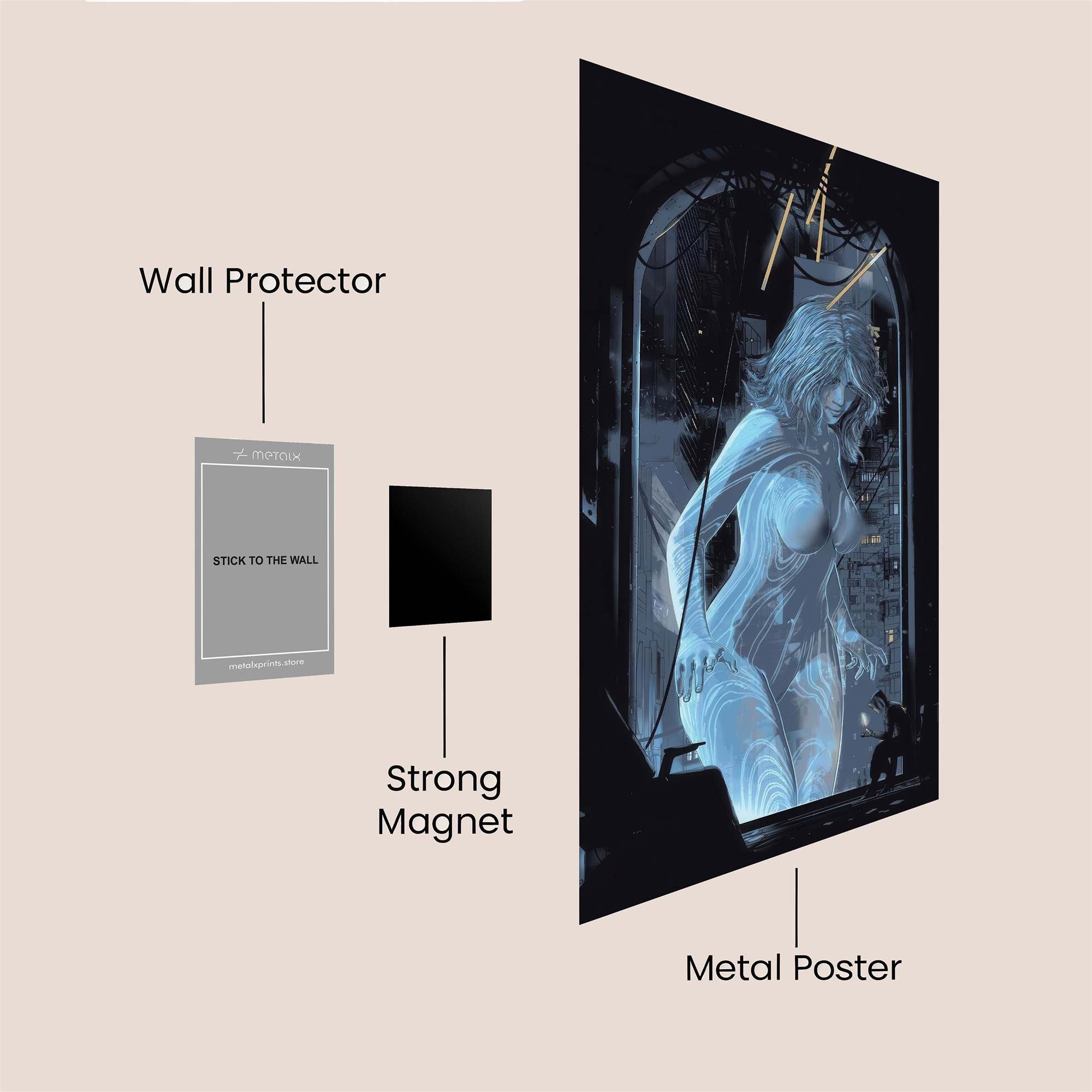 Virtual Enigma Safe Wall Magnetic / M