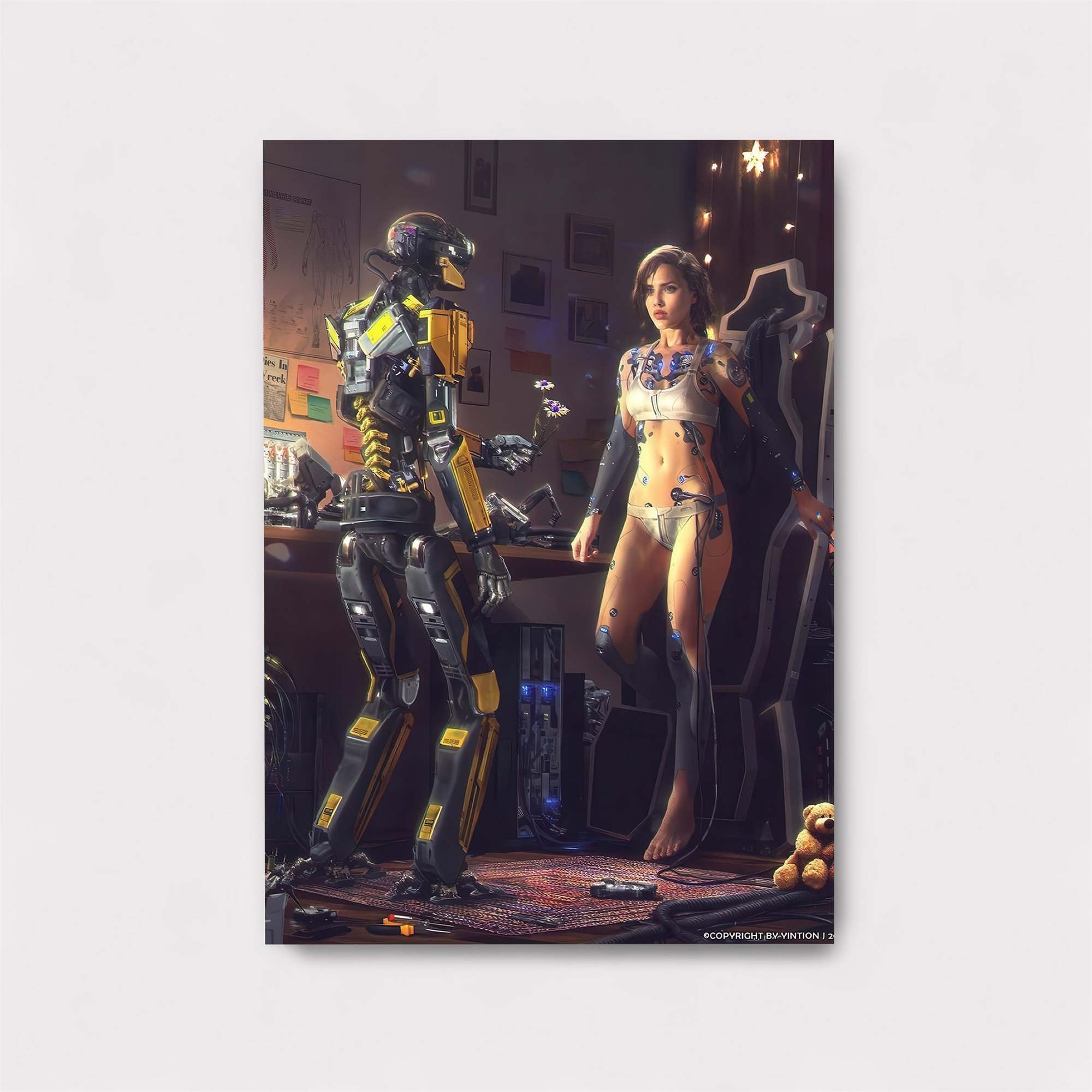 Cyber Enigma Safe Wall Magnetic / M