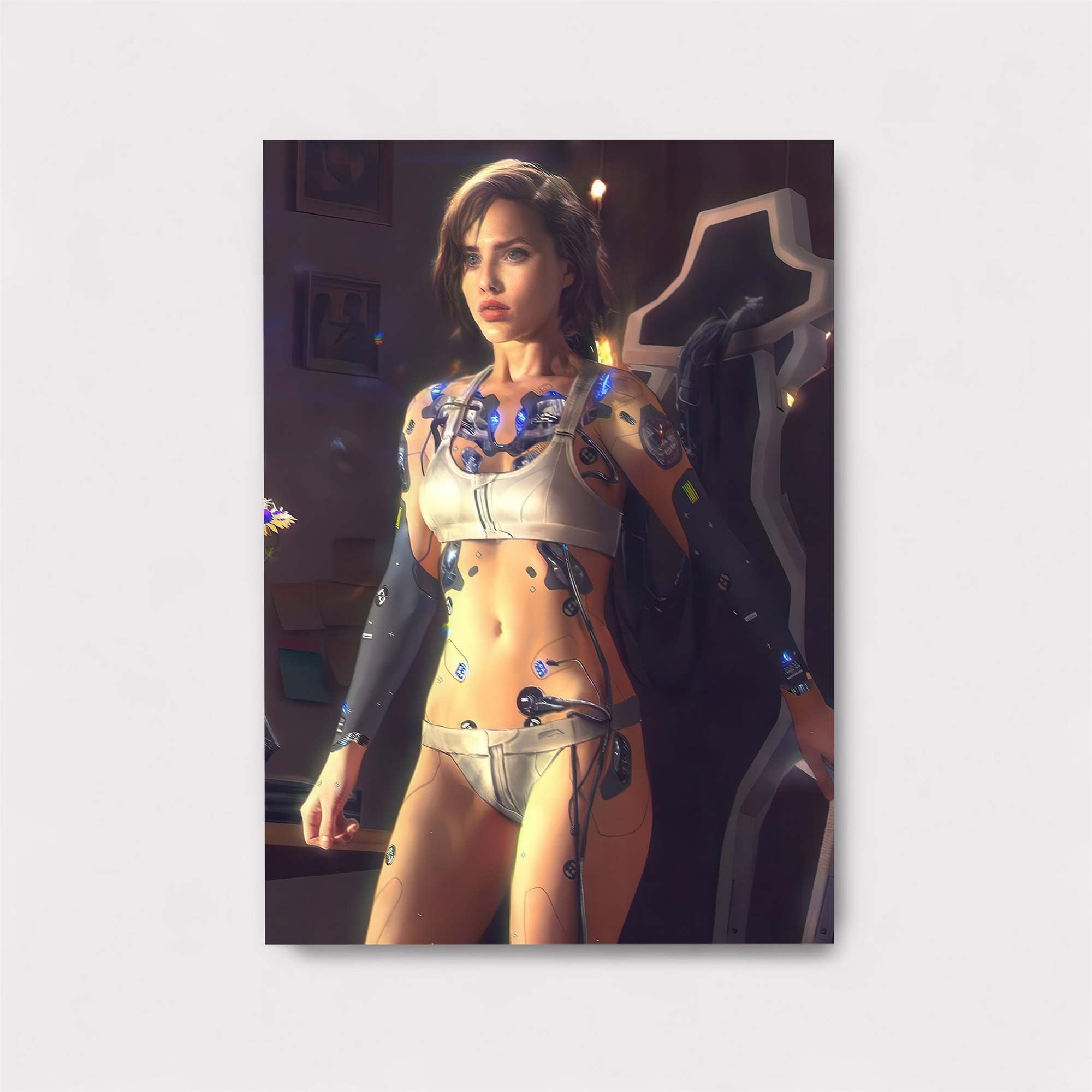 Neon Contemplation Safe Wall Magnetic / M