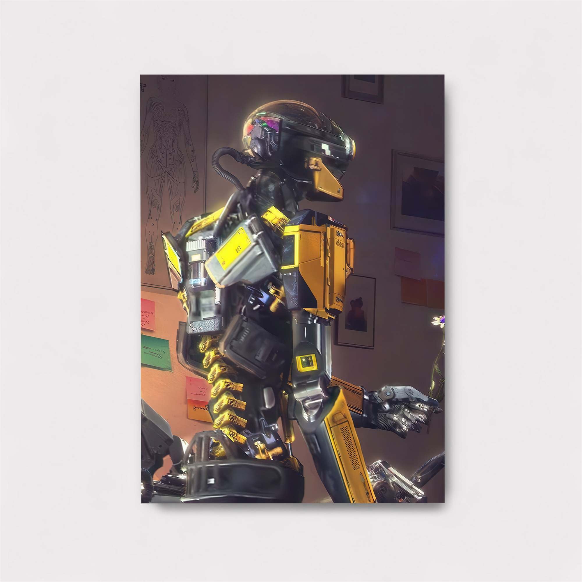 Neon Serenity Safe Wall Magnetic / M