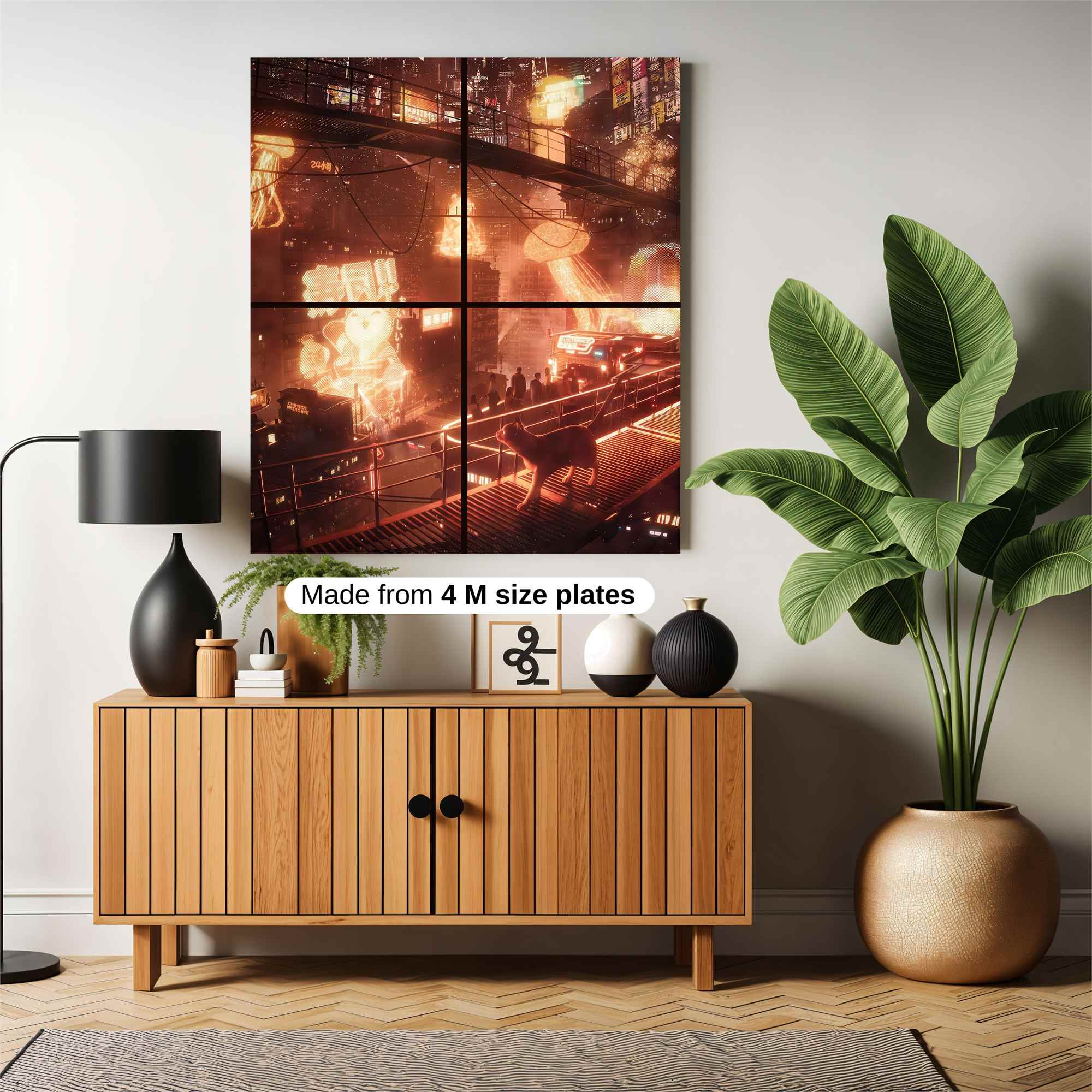 Neon Serenade Safe Wall Magnetic / M