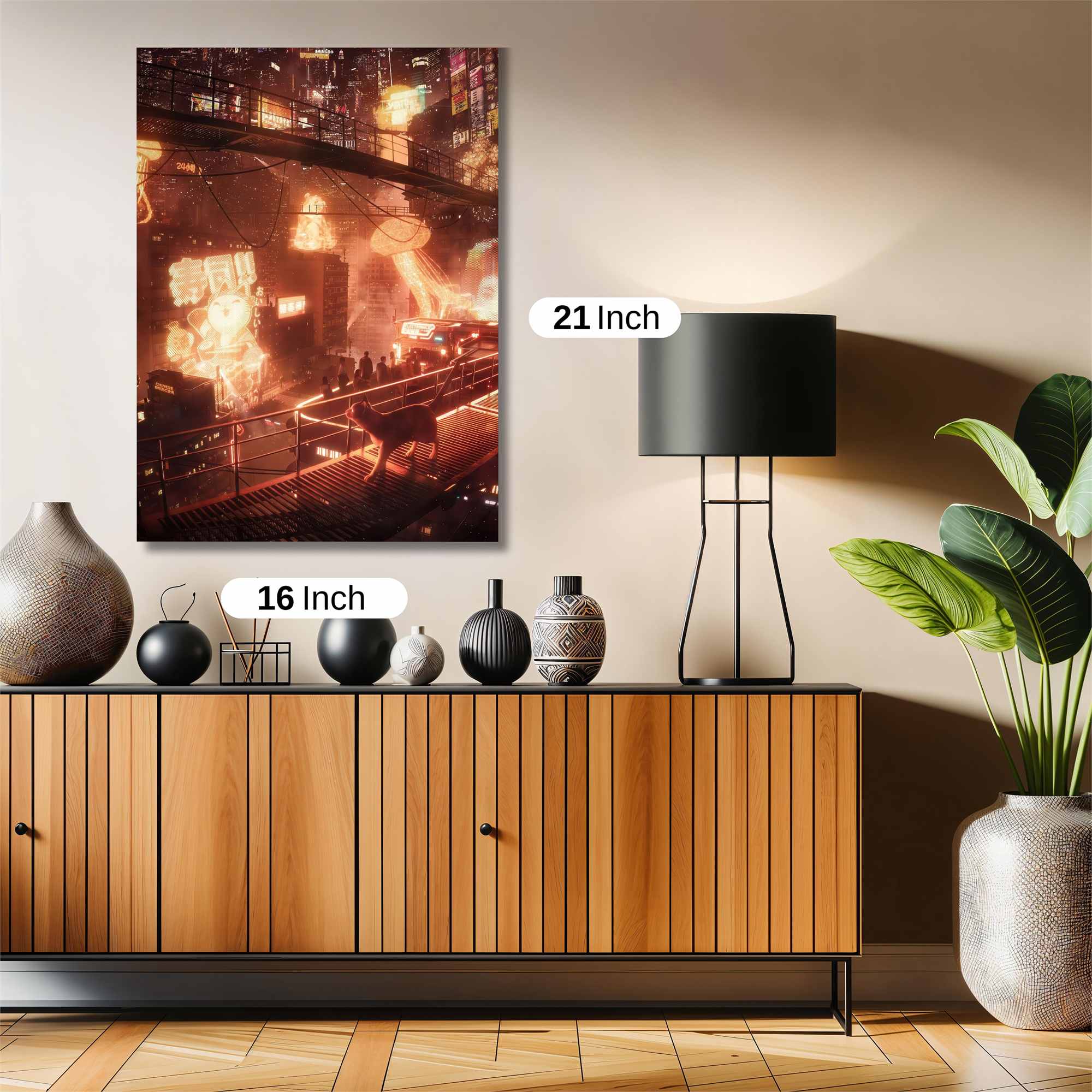 Neon Serenade Safe Wall Magnetic / M