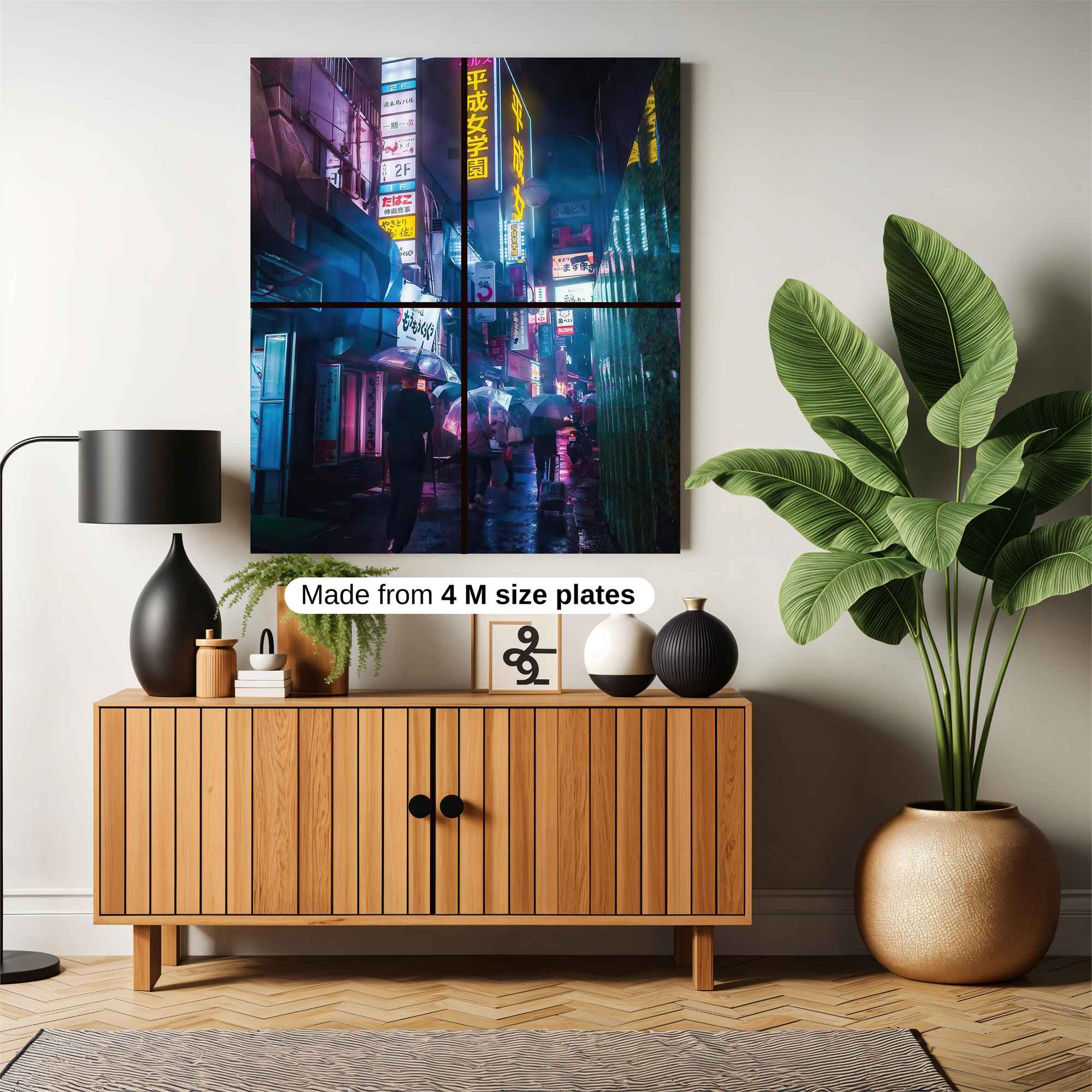 Neon Serenity Safe Wall Magnetic / M