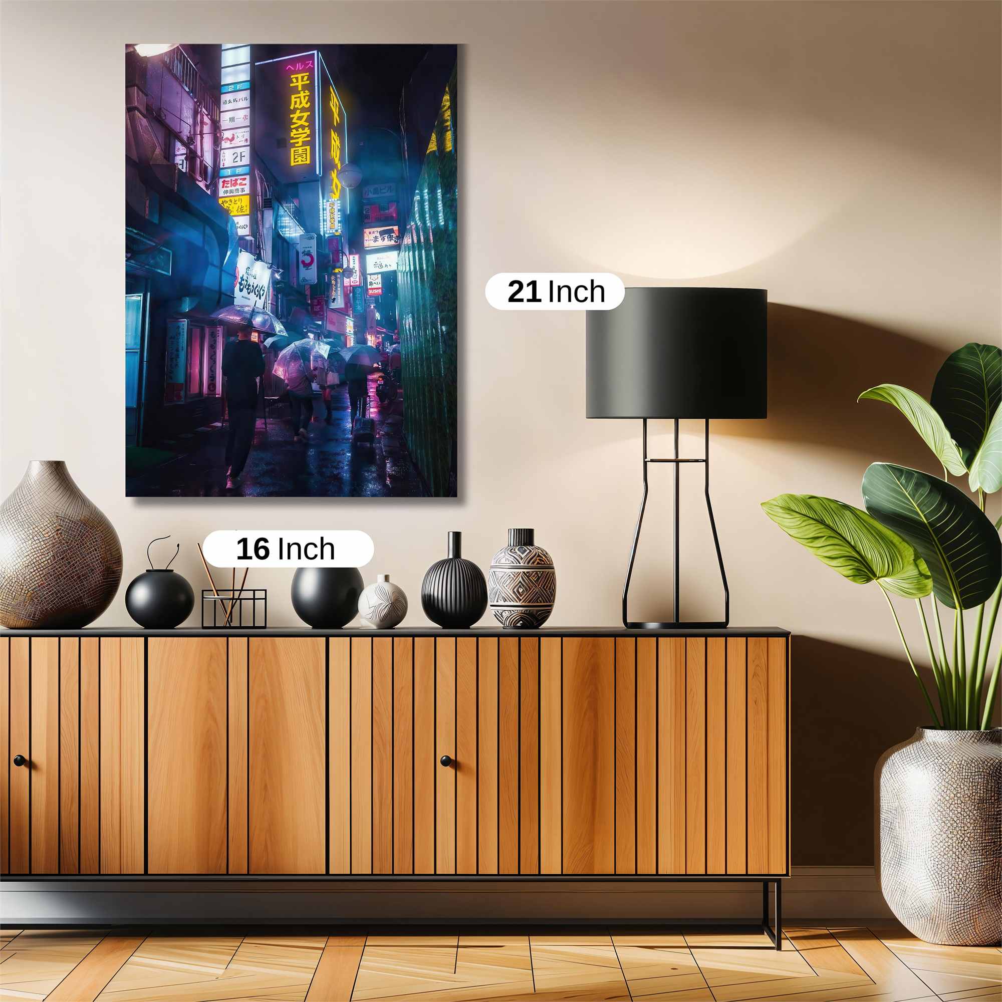 Neon Serenity Safe Wall Magnetic / M