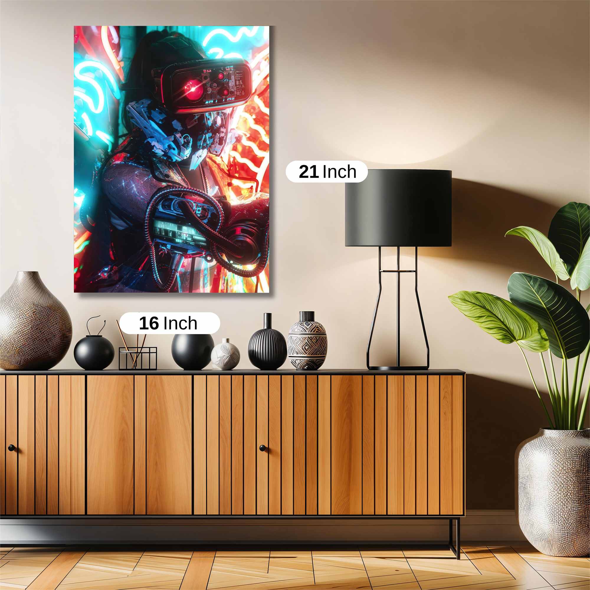 Neon Cyberdream Safe Wall Magnetic / M