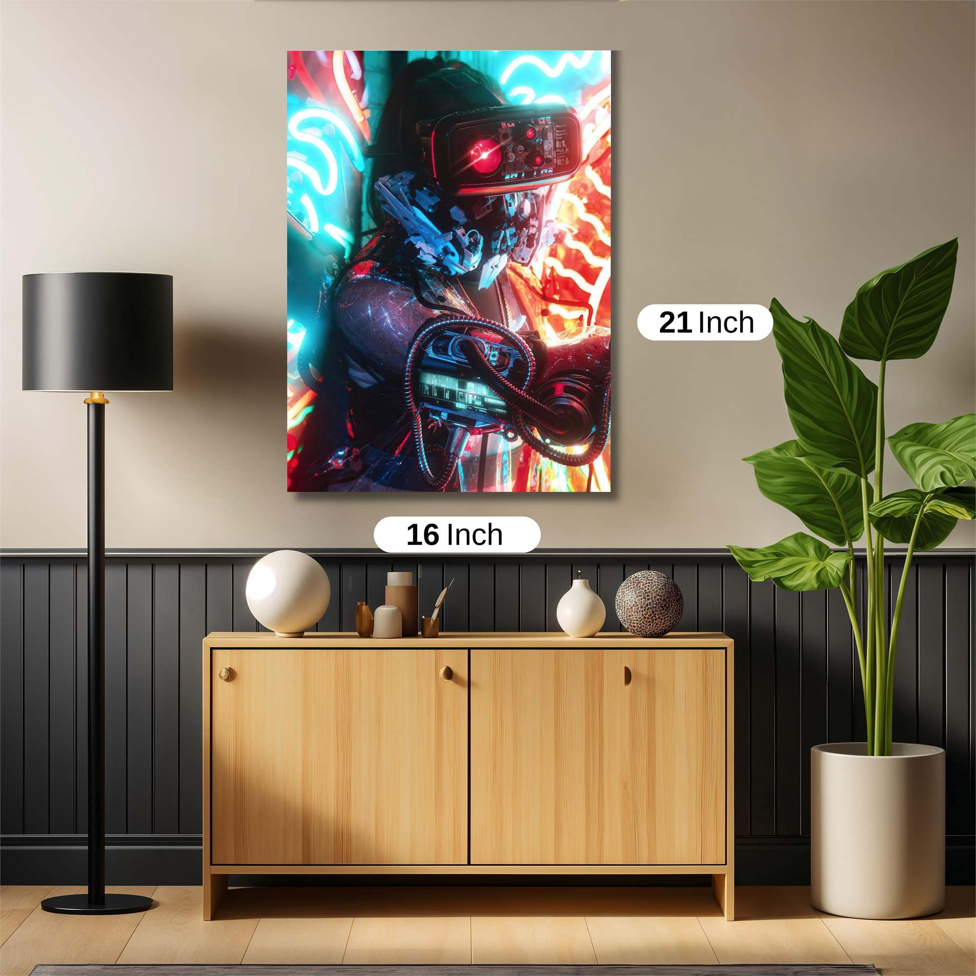 Neon Cyberdream Safe Wall Magnetic / M