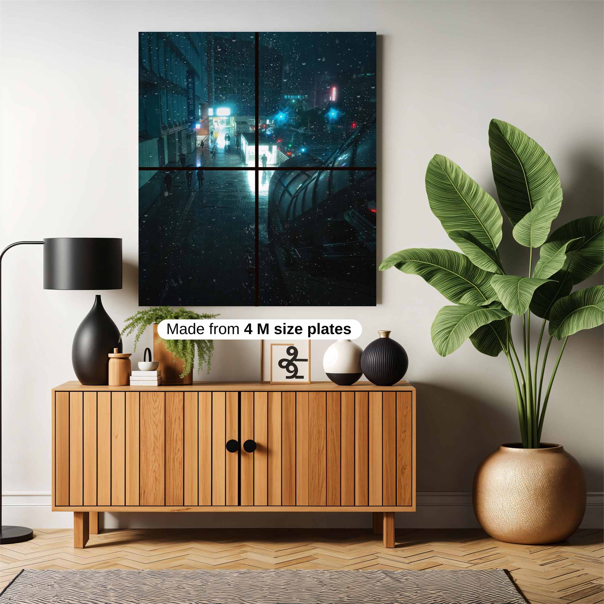 Neon Solitude Safe Wall Magnetic / M