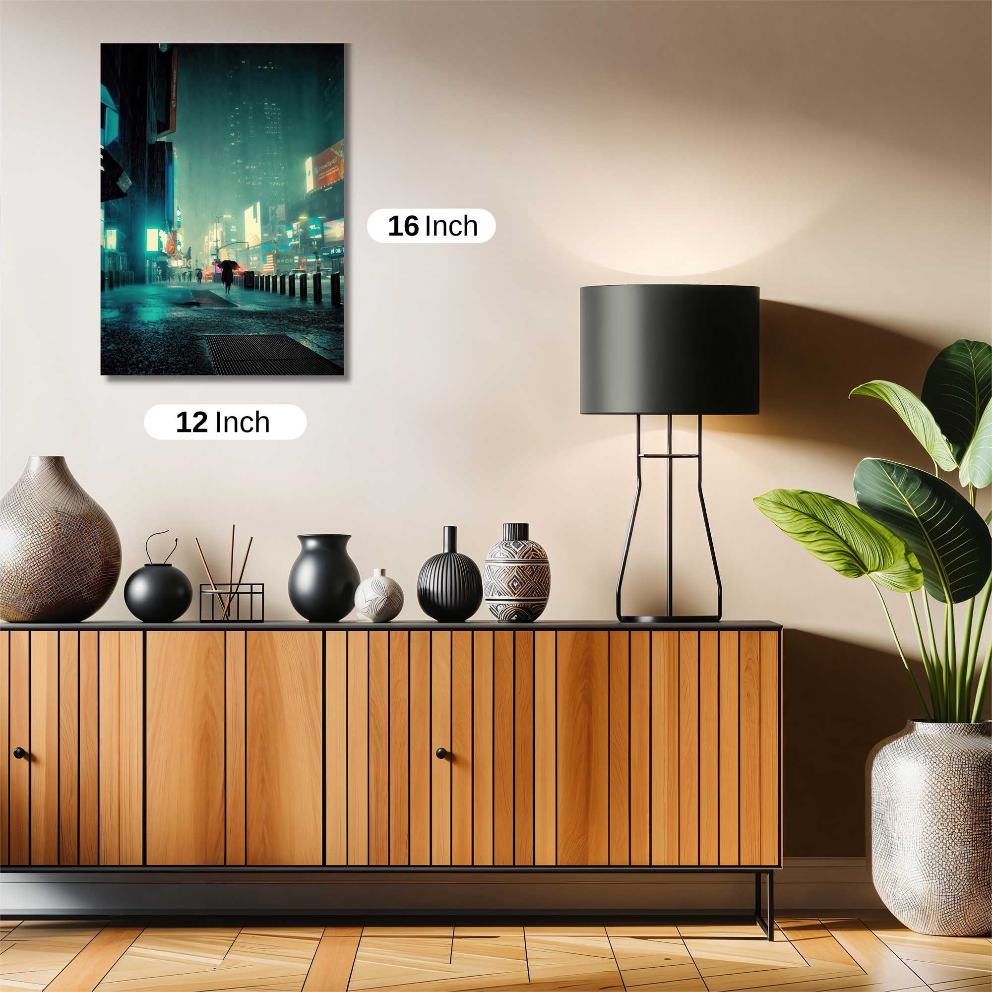 Neon Serenity Safe Wall Magnetic / M