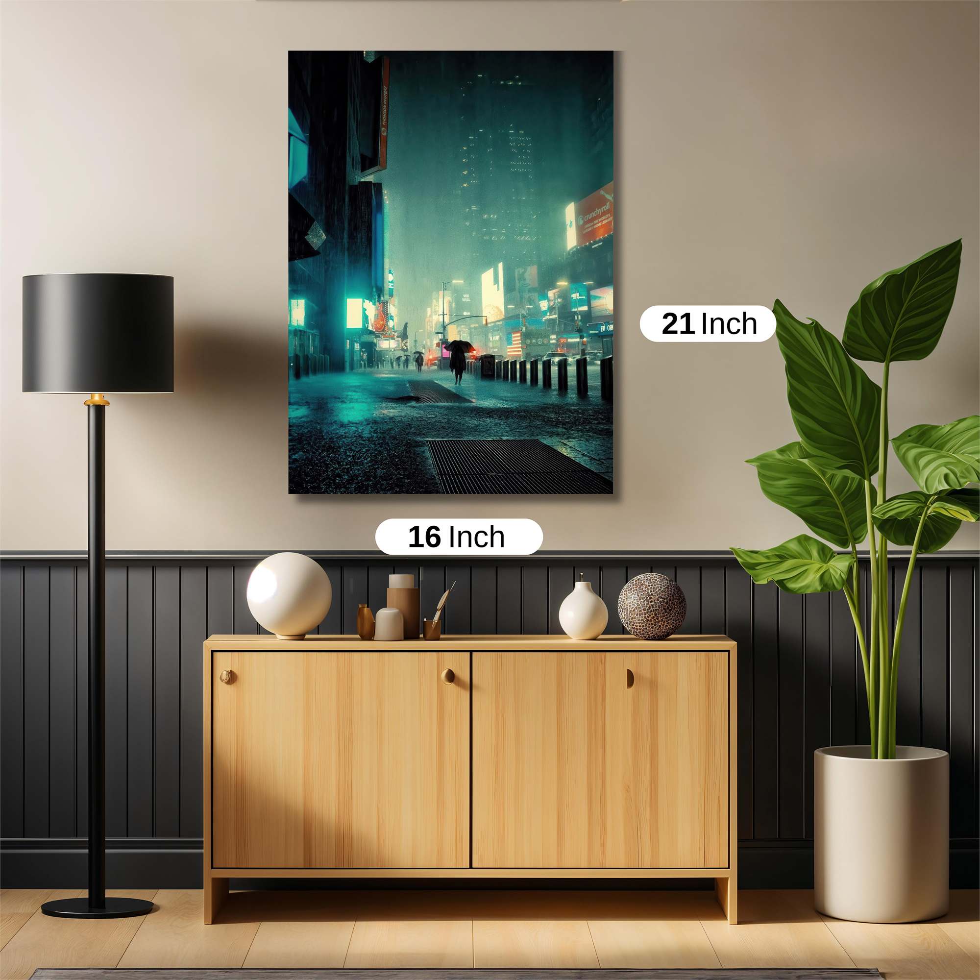 Neon Serenity Safe Wall Magnetic / M