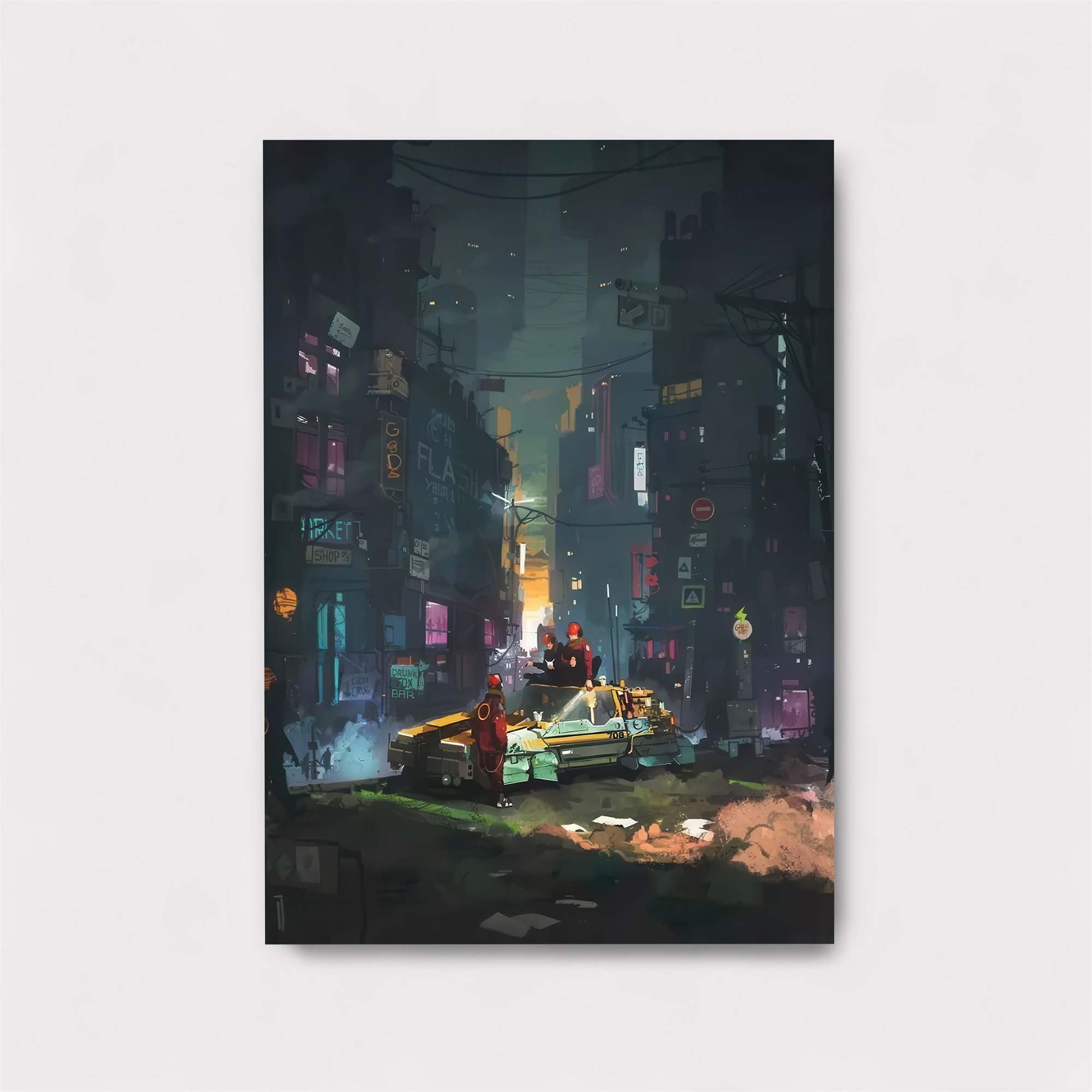 Neon Desolation Safe Wall Magnetic / M