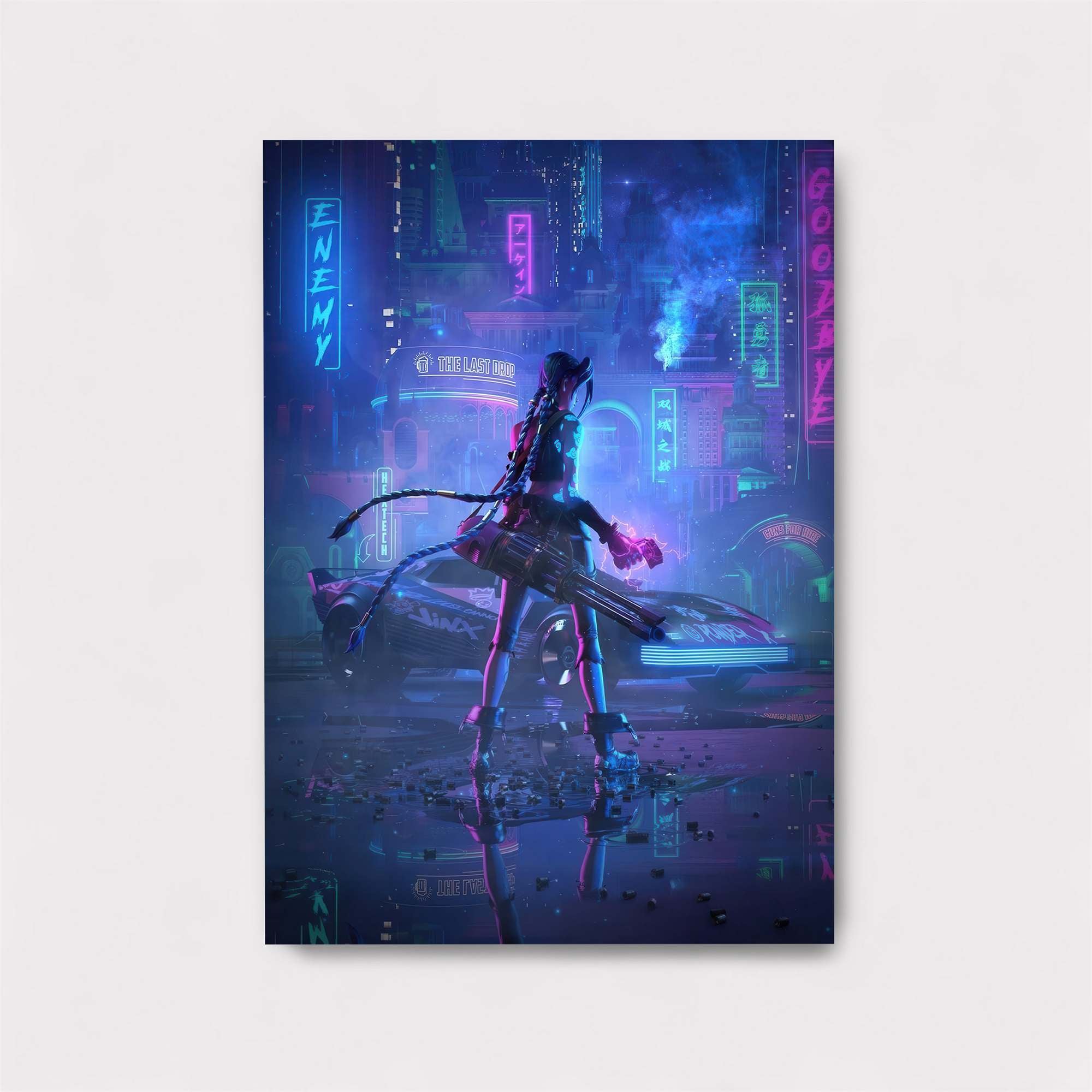 Neon Warrior Safe Wall Magnetic / M