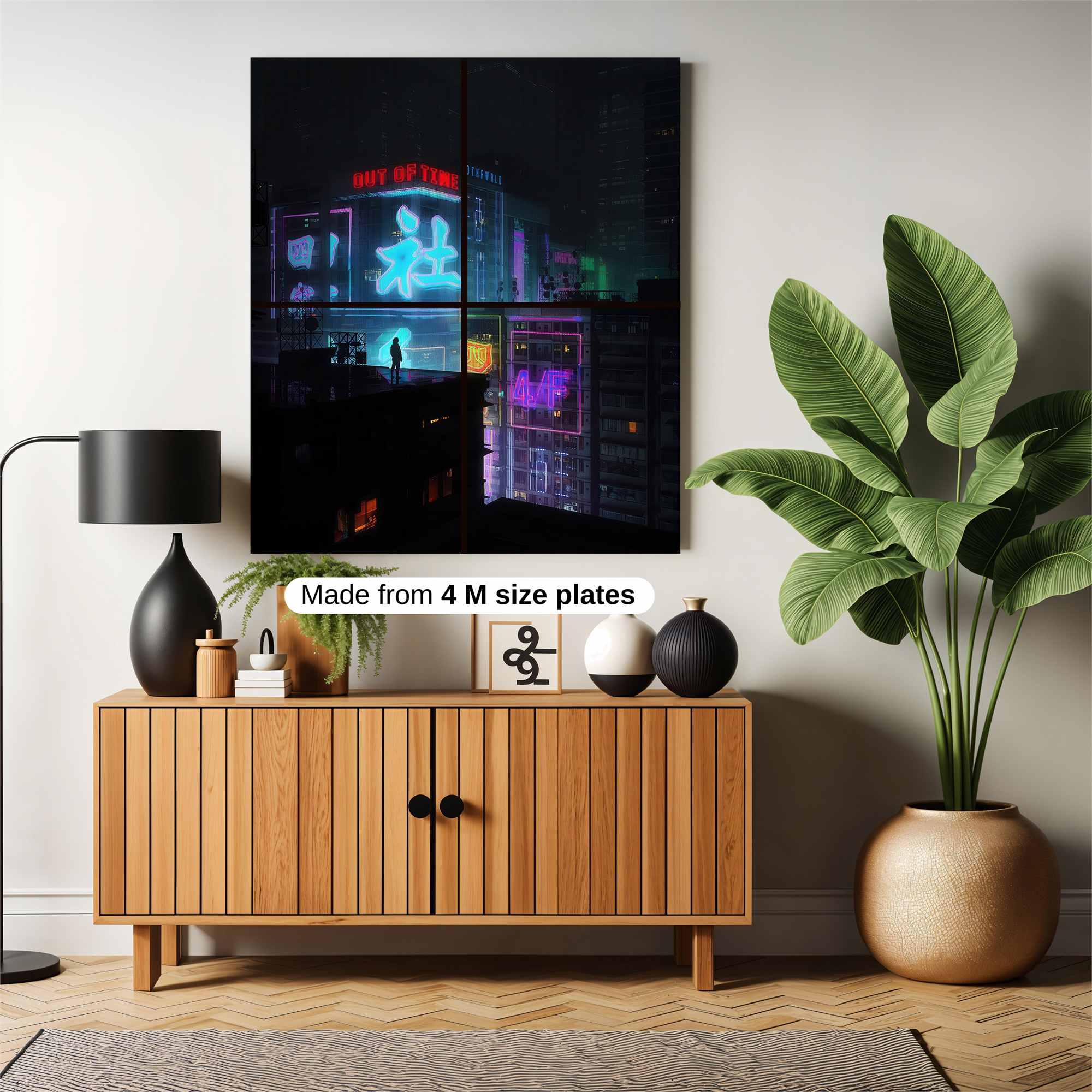 Neon Solitude Safe Wall Magnetic / M