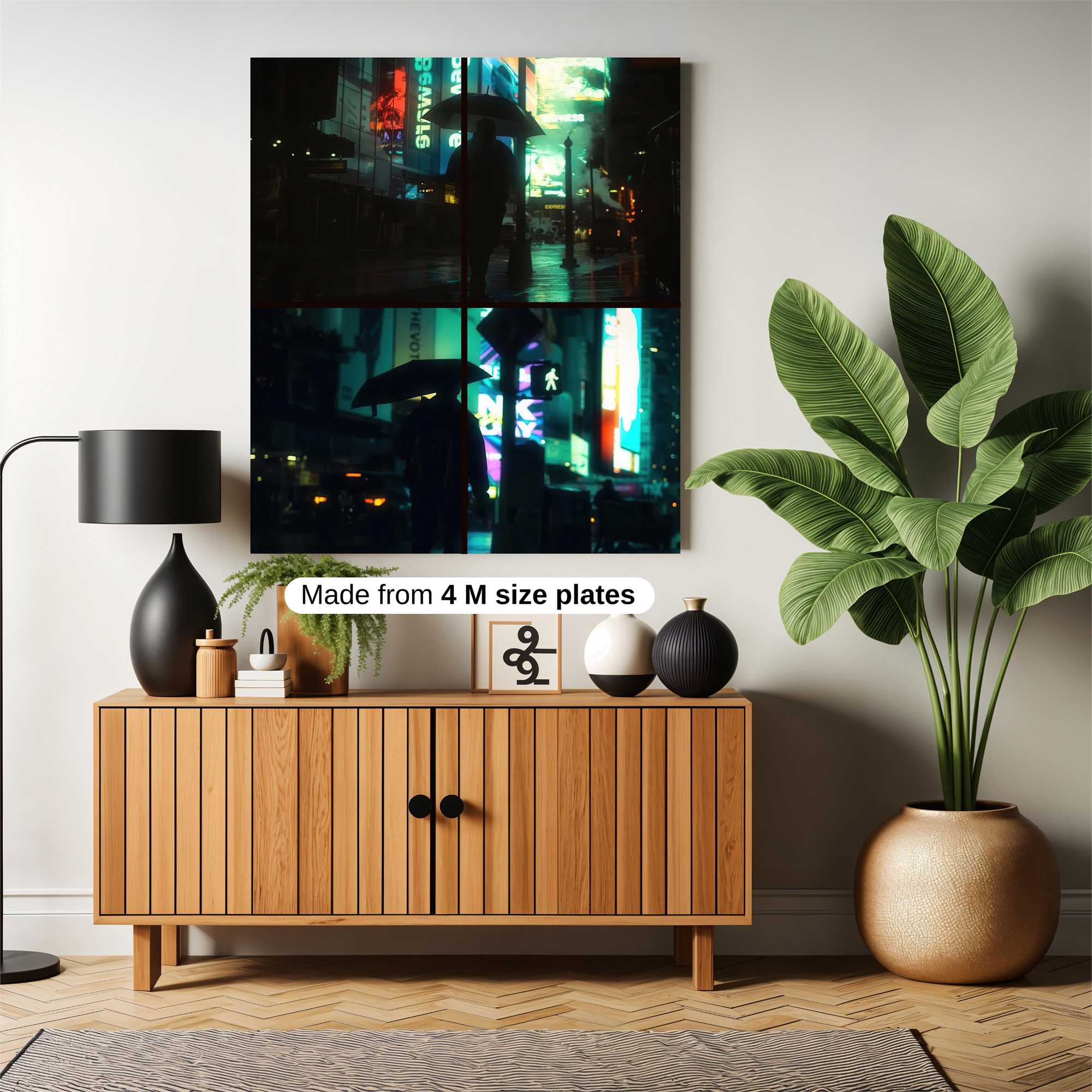 Neon Serenity Safe Wall Magnetic / M