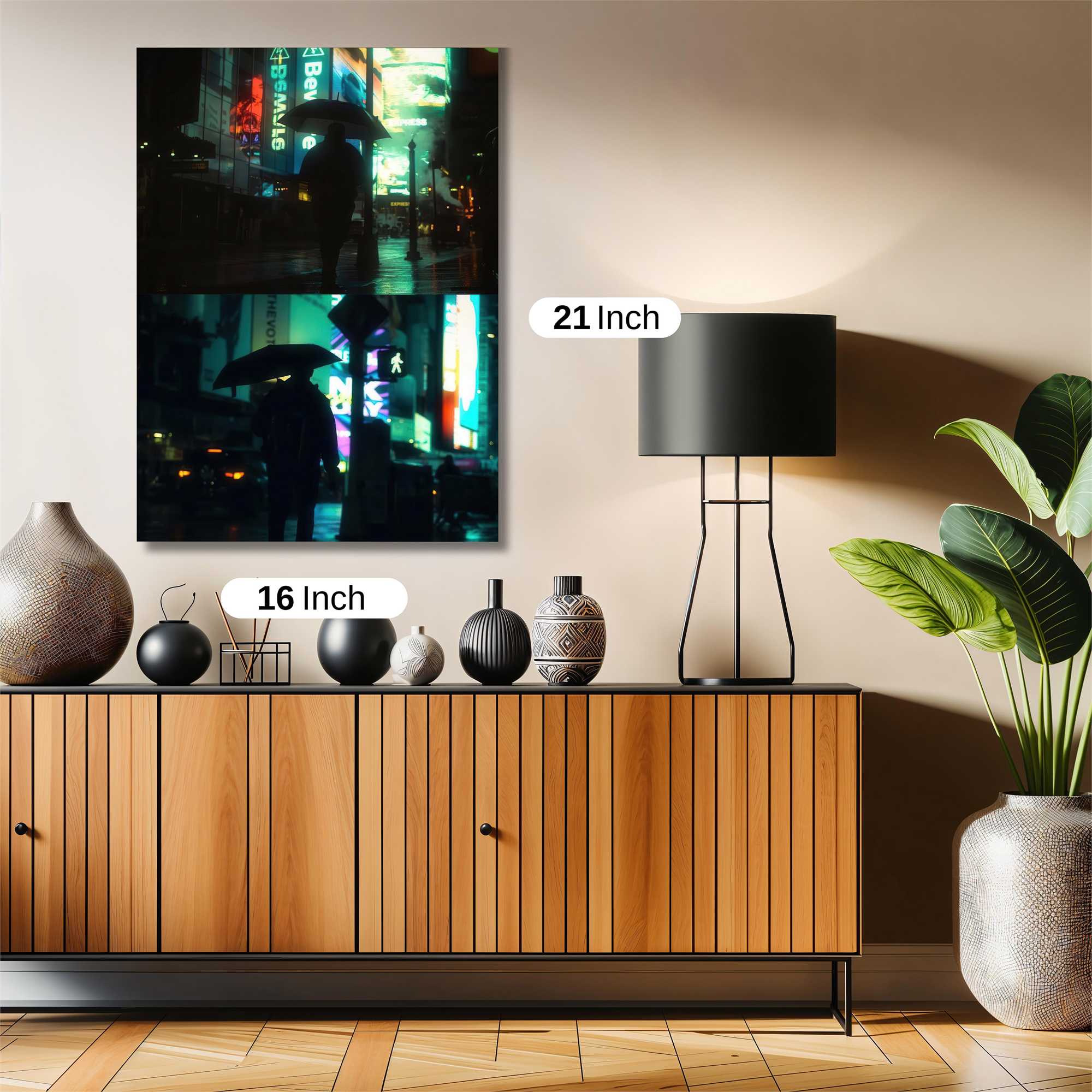 Neon Serenity Safe Wall Magnetic / M