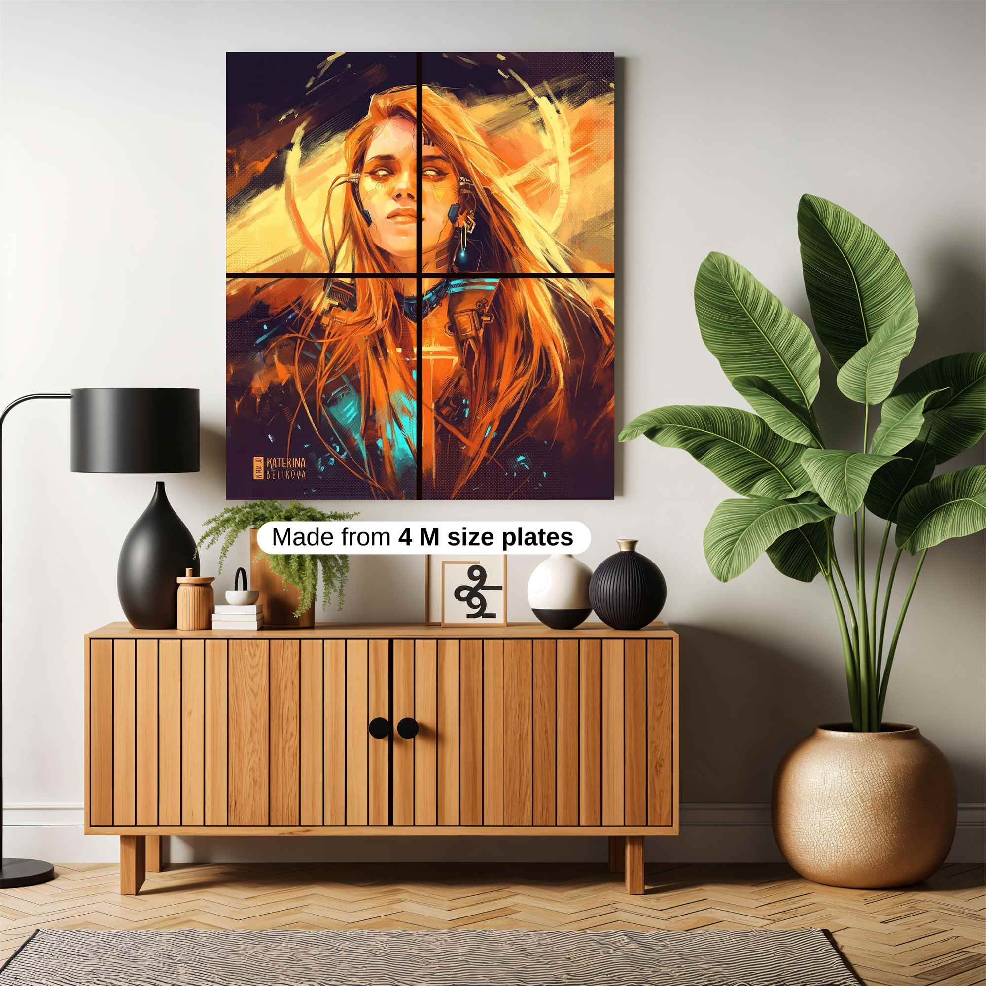 Cyber Mystique Safe Wall Magnetic / M