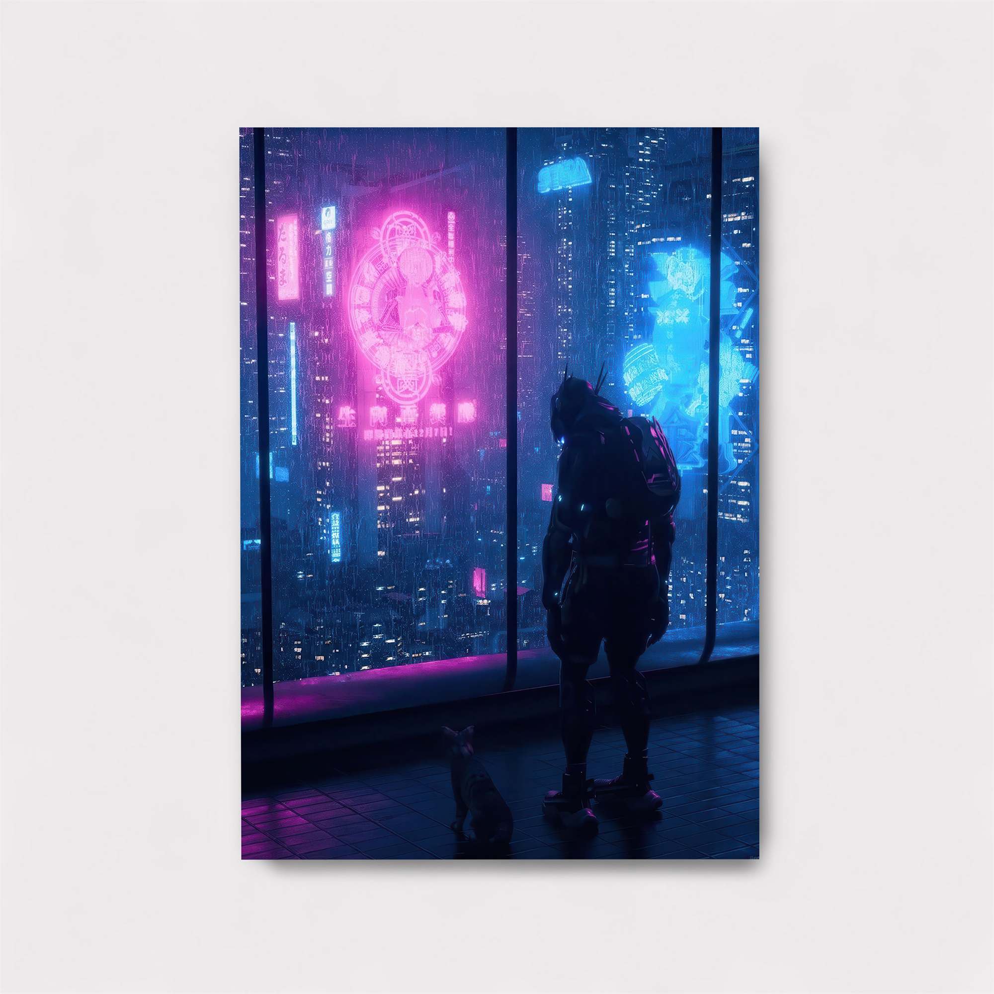 Neon Reflections Safe Wall Magnetic / M