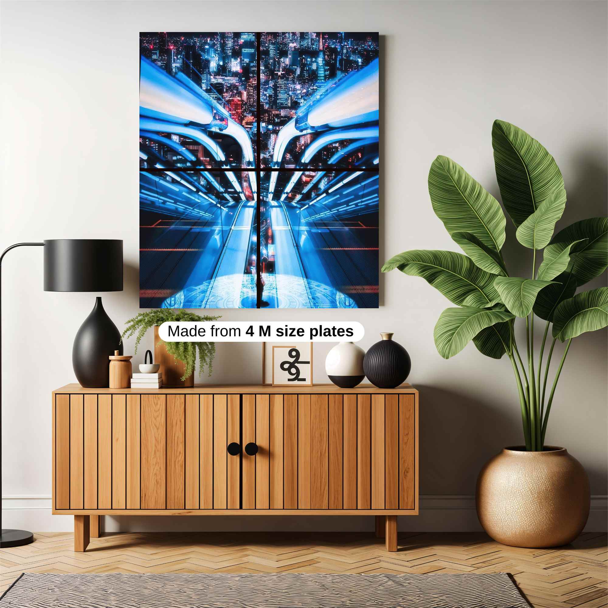 Futuristic Descent Safe Wall Magnetic / M