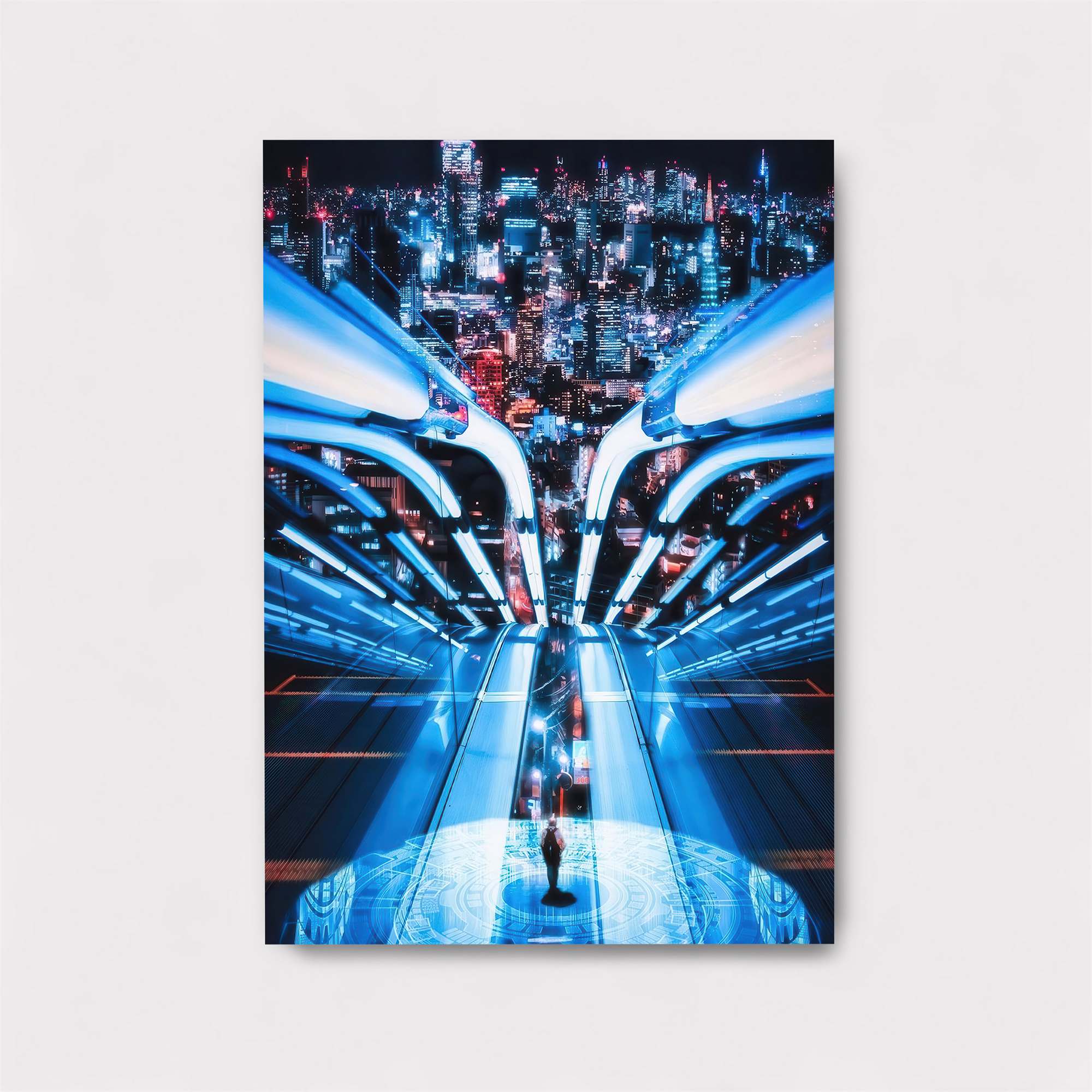 Futuristic Descent Safe Wall Magnetic / M