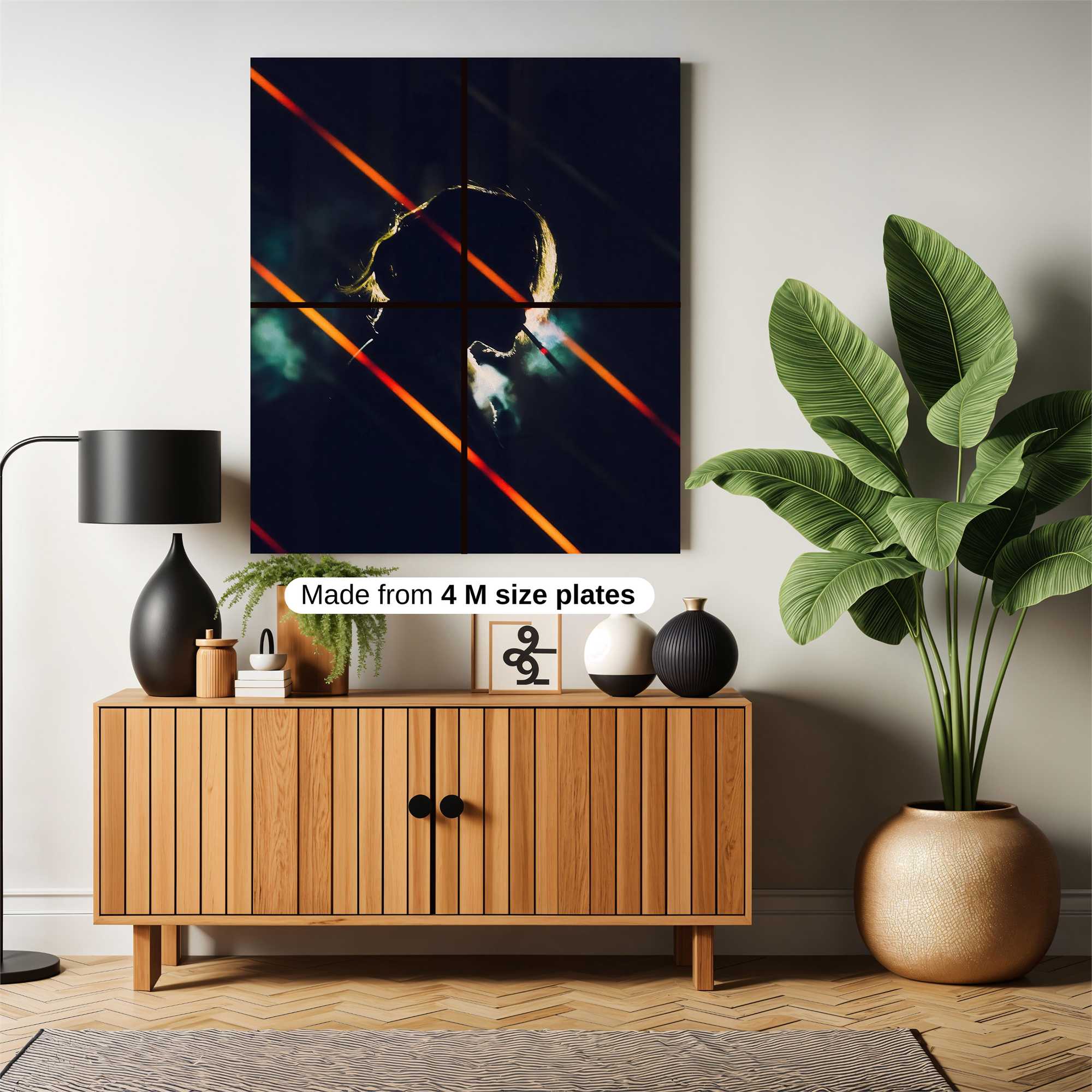 Silhouetted Serenity Safe Wall Magnetic / M