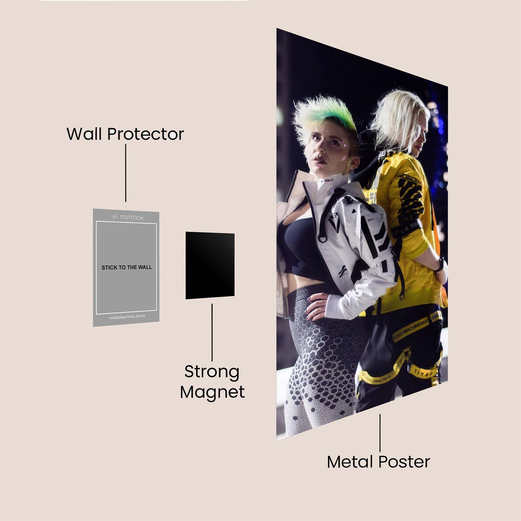 Charizard Blaze Safe Wall Magnetic / M