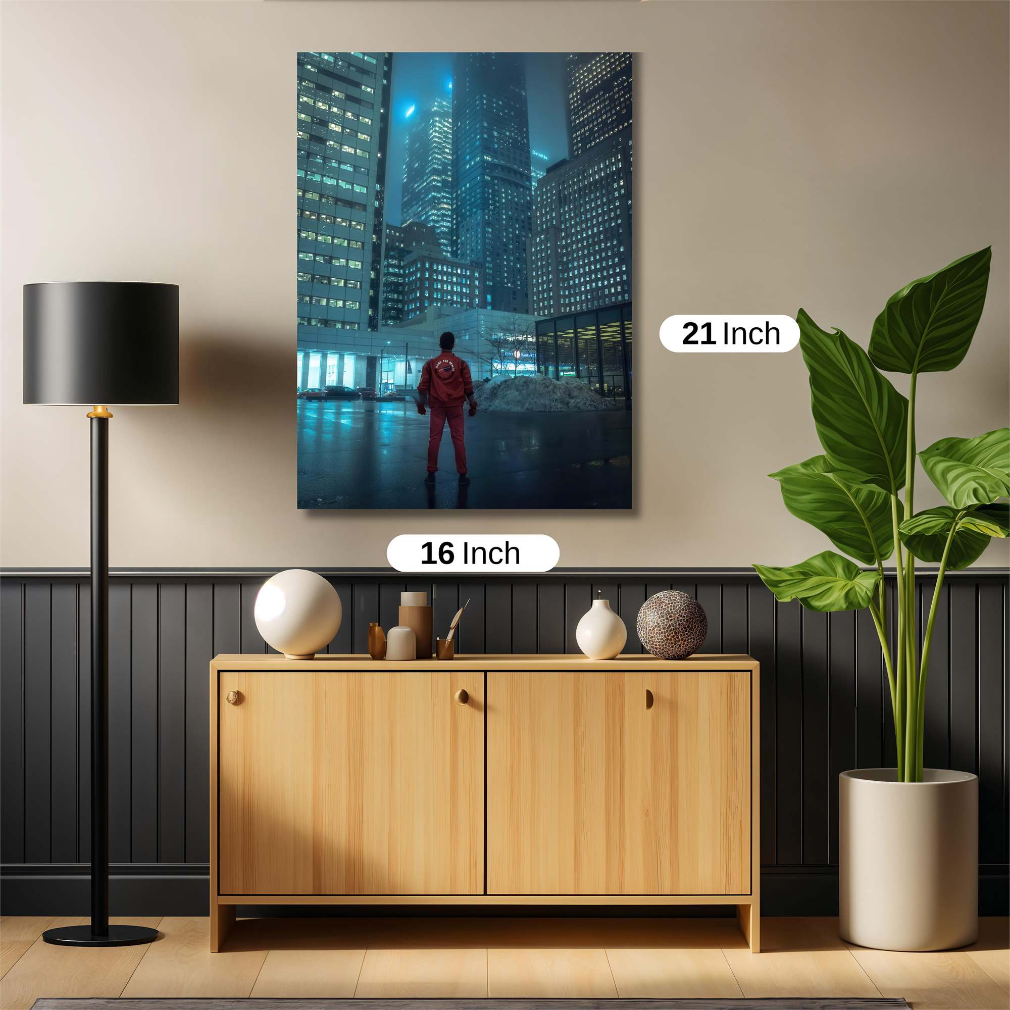 Neon Solitude Safe Wall Magnetic / M