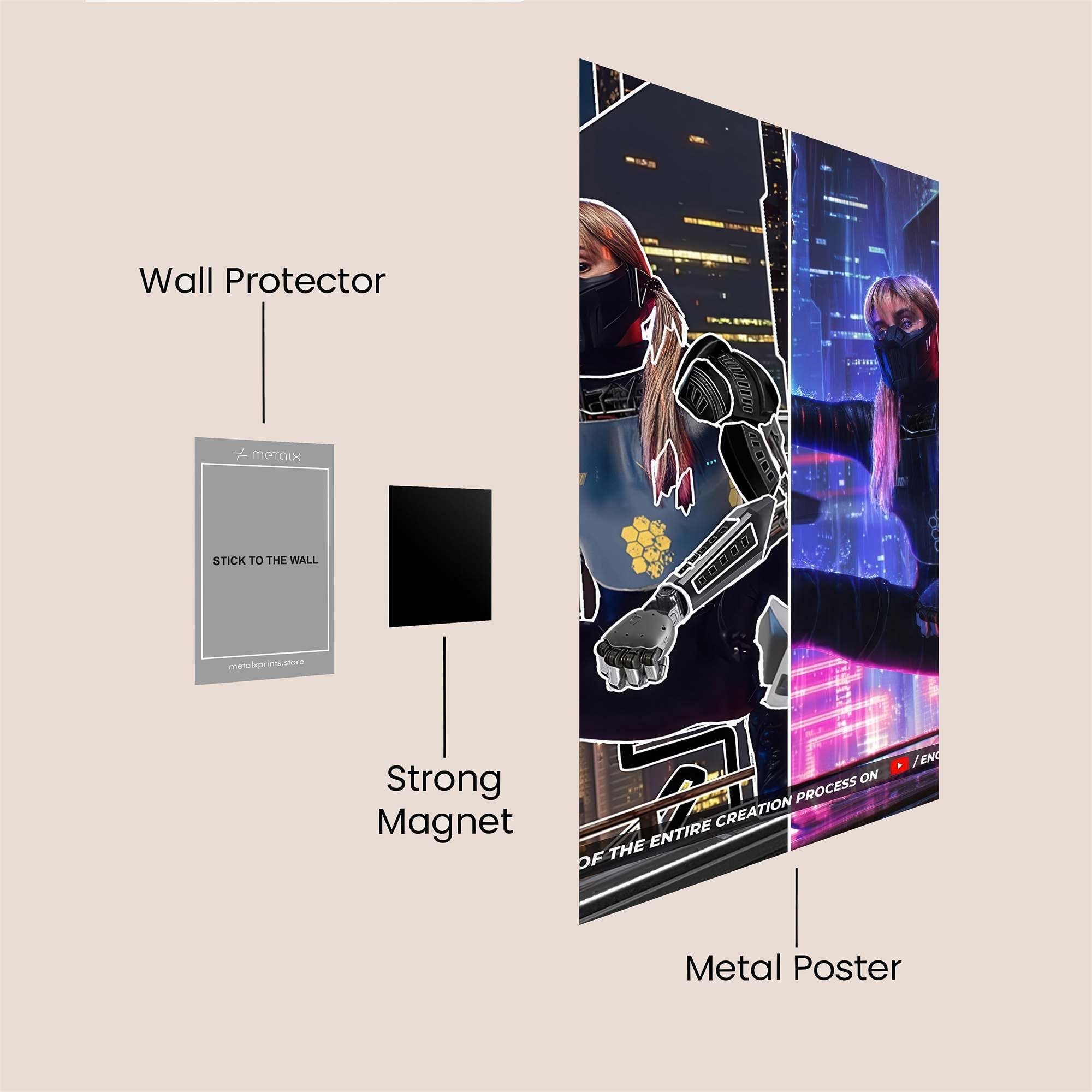Eevee Ensemble Safe Wall Magnetic / M