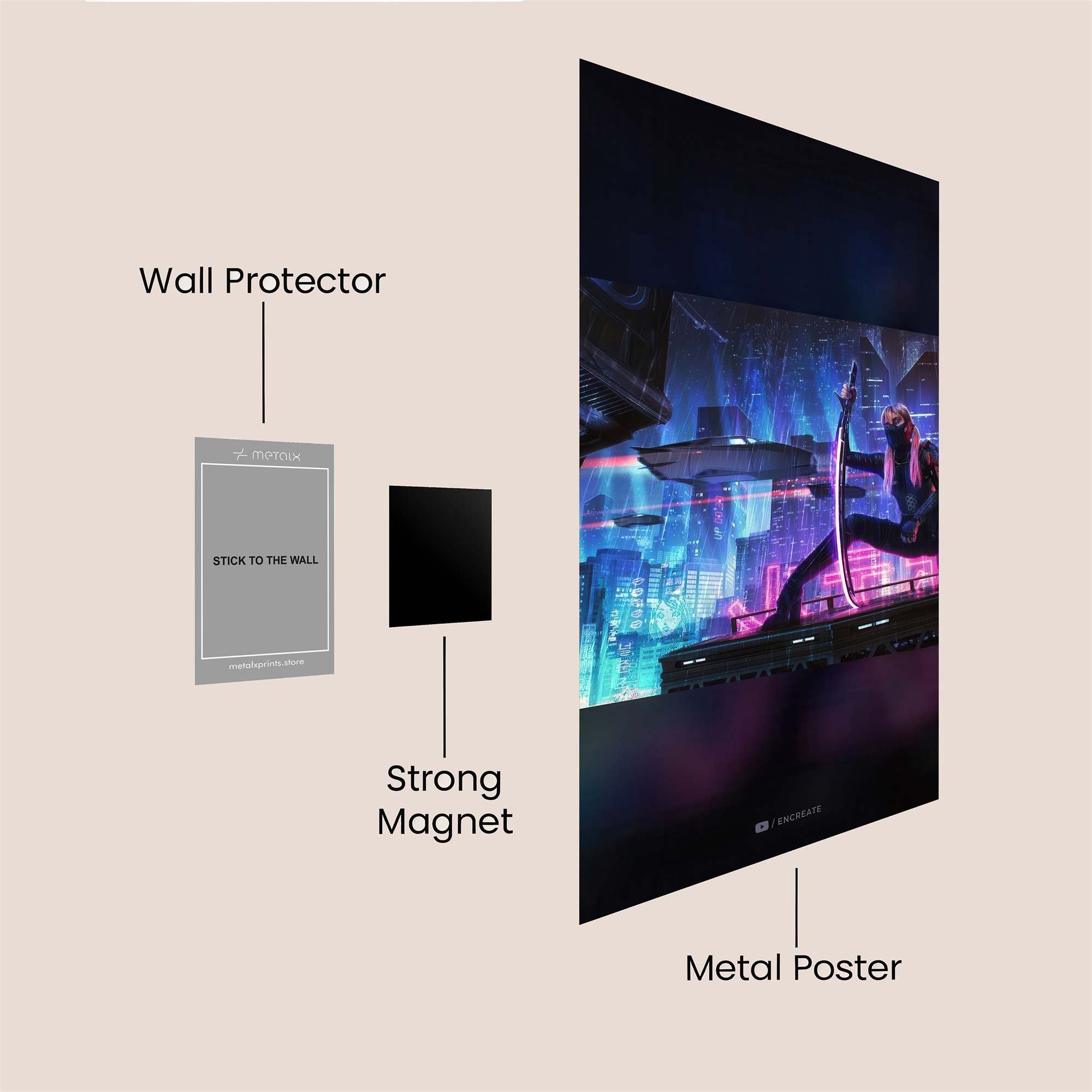 Miyako Serene Safe Wall Magnetic / M
