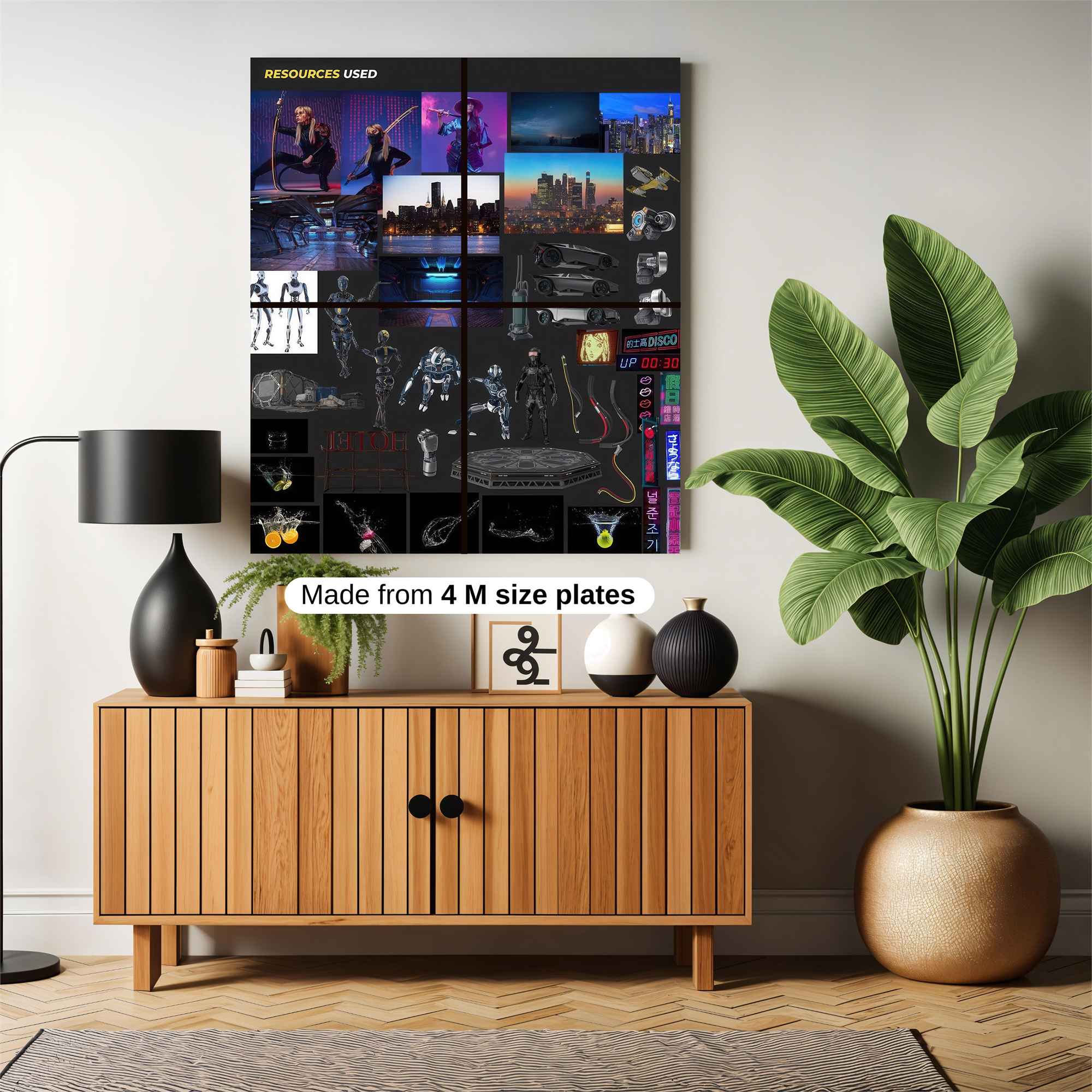 Neon Dreamer Safe Wall Magnetic / M