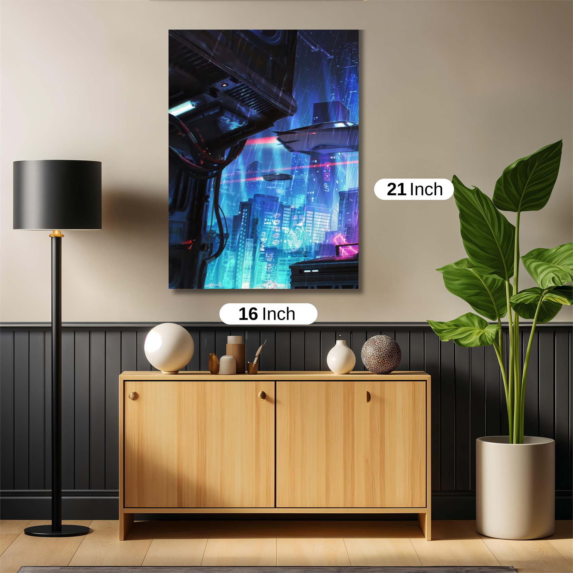 Neon Abyss Safe Wall Magnetic / M