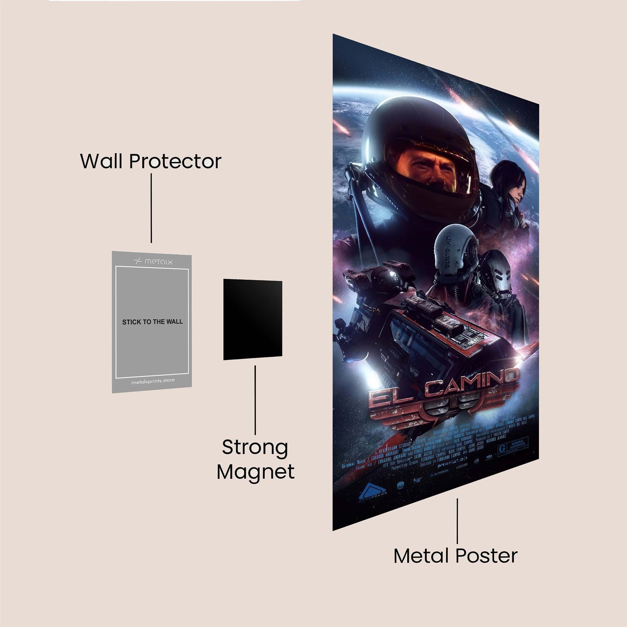 Galactic Saga Safe Wall Magnetic / M