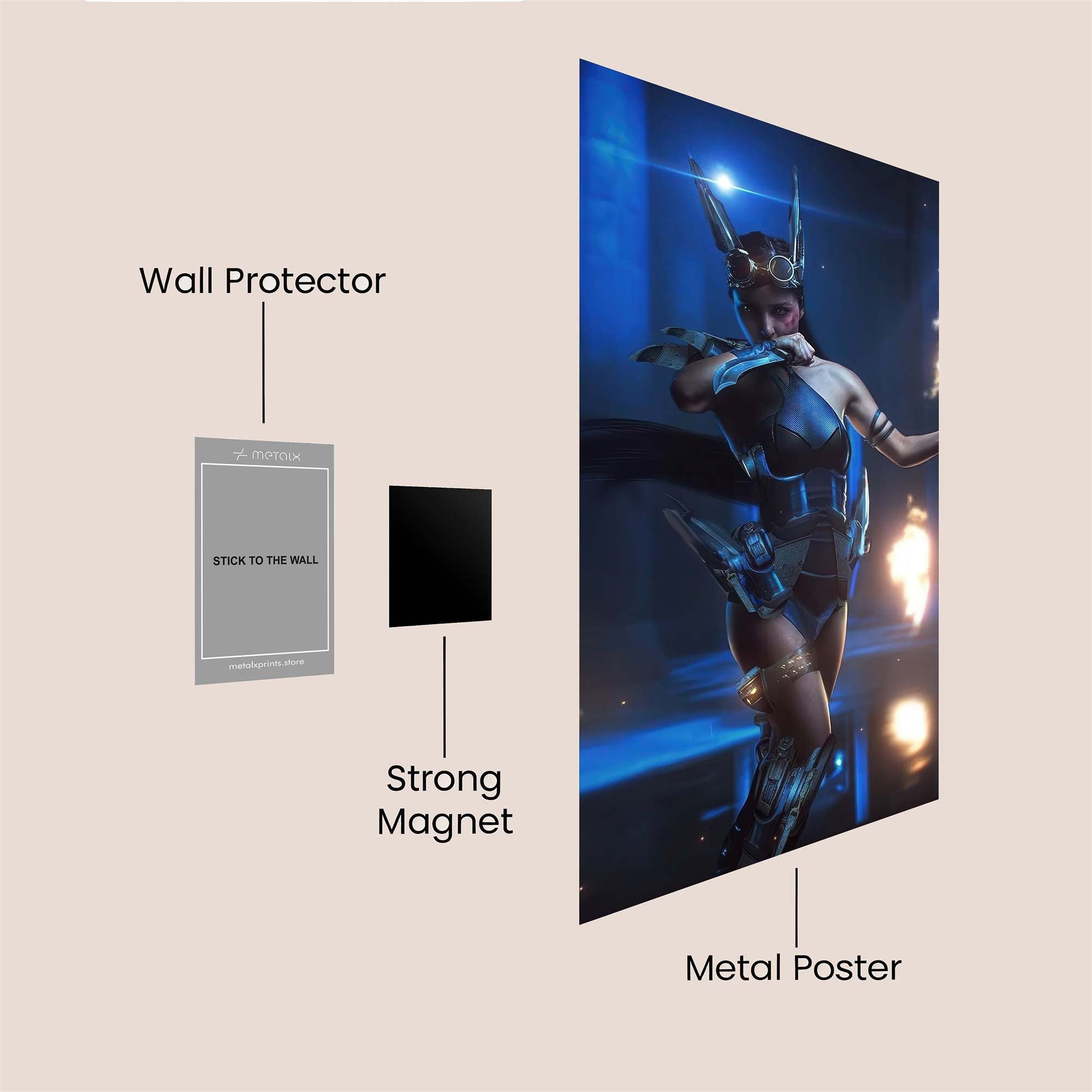 Valkyrie Poise Safe Wall Magnetic / M