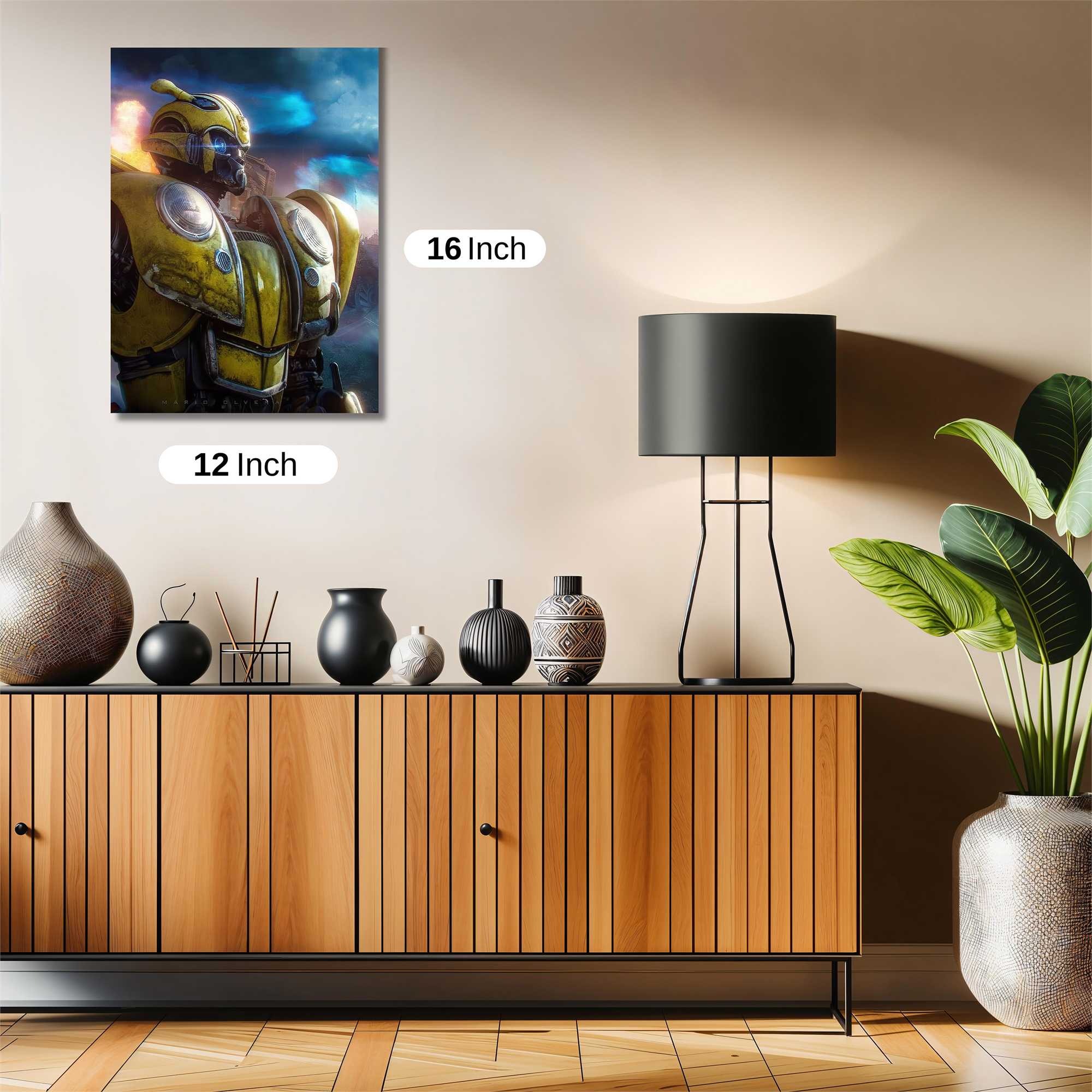Bumblebee Resurgence Safe Wall Magnetic / M