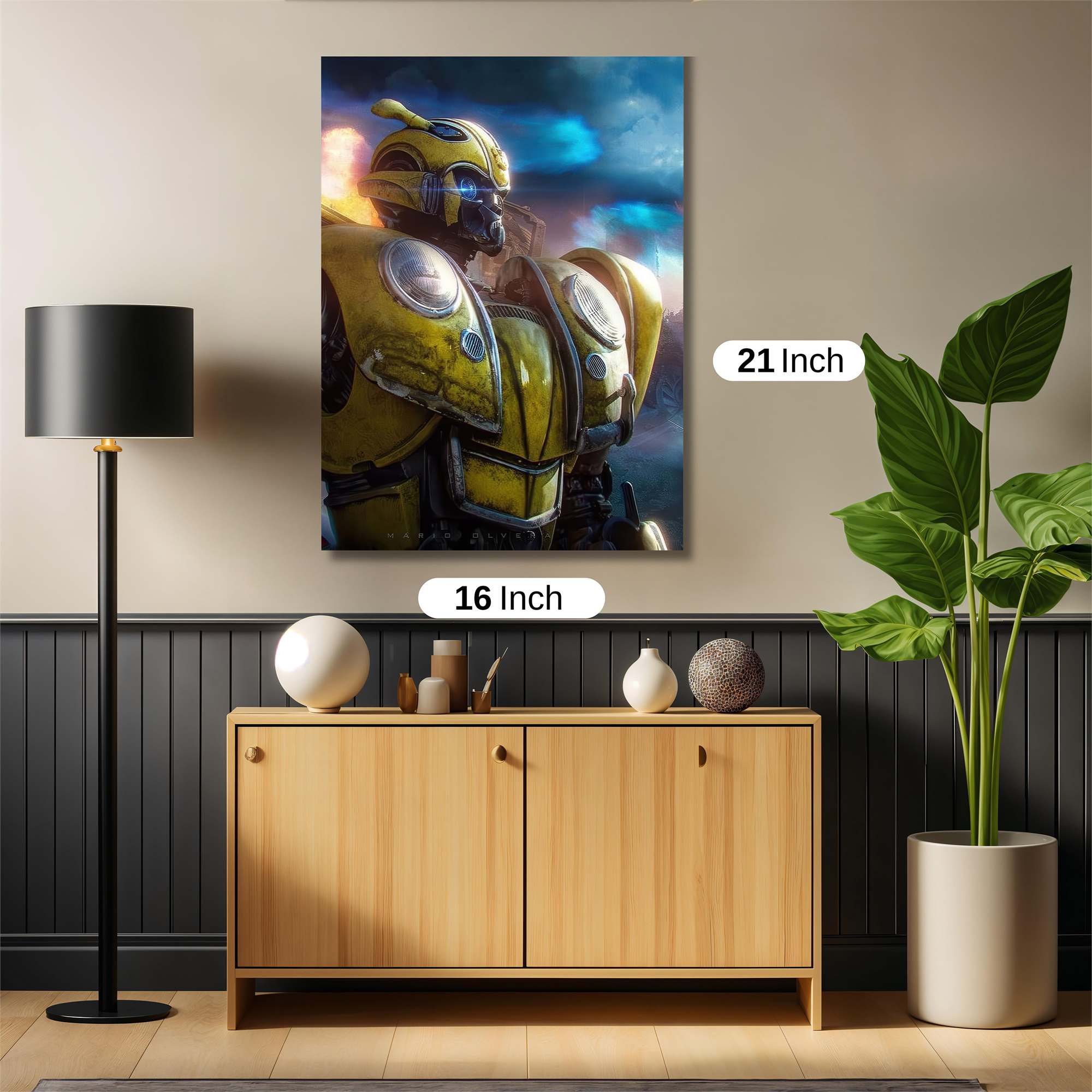 Bumblebee Resurgence Safe Wall Magnetic / M